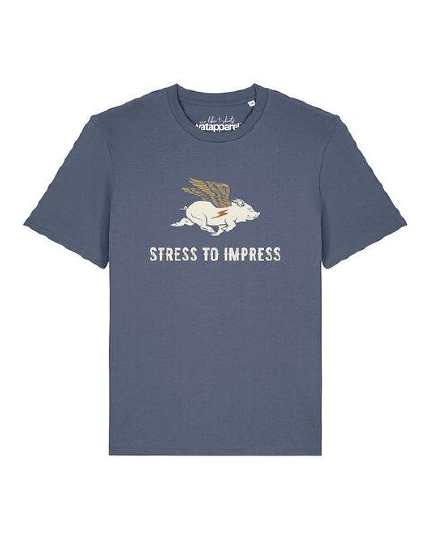 watapparel T-Shirt Unisex Stress to impress – Ansicht 2