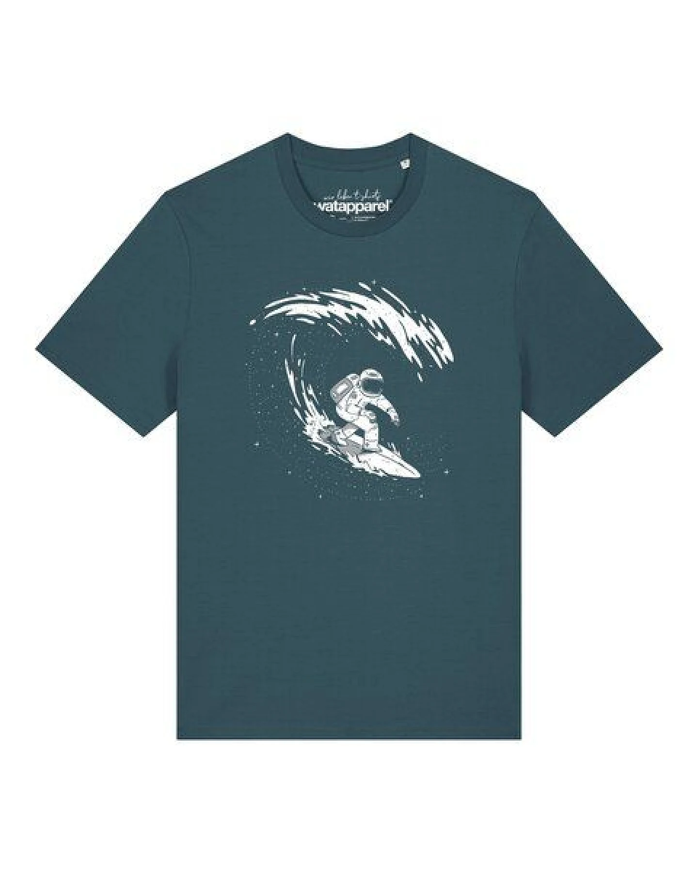 watapparel T-Shirt Unisex Surfing Spaceman – Ansicht 2