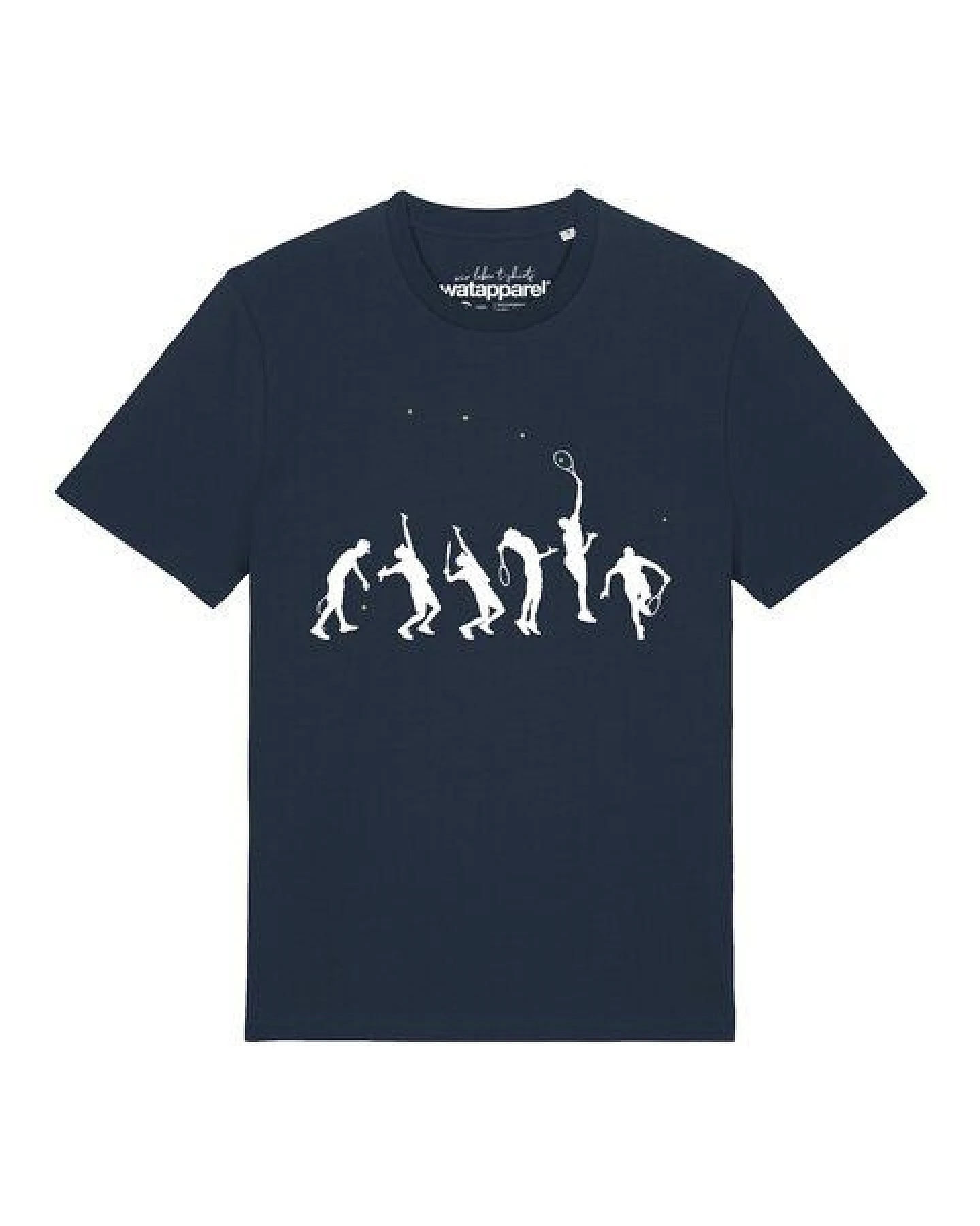 watapparel T-Shirt Unisex Tennis Evolution – Ansicht 2