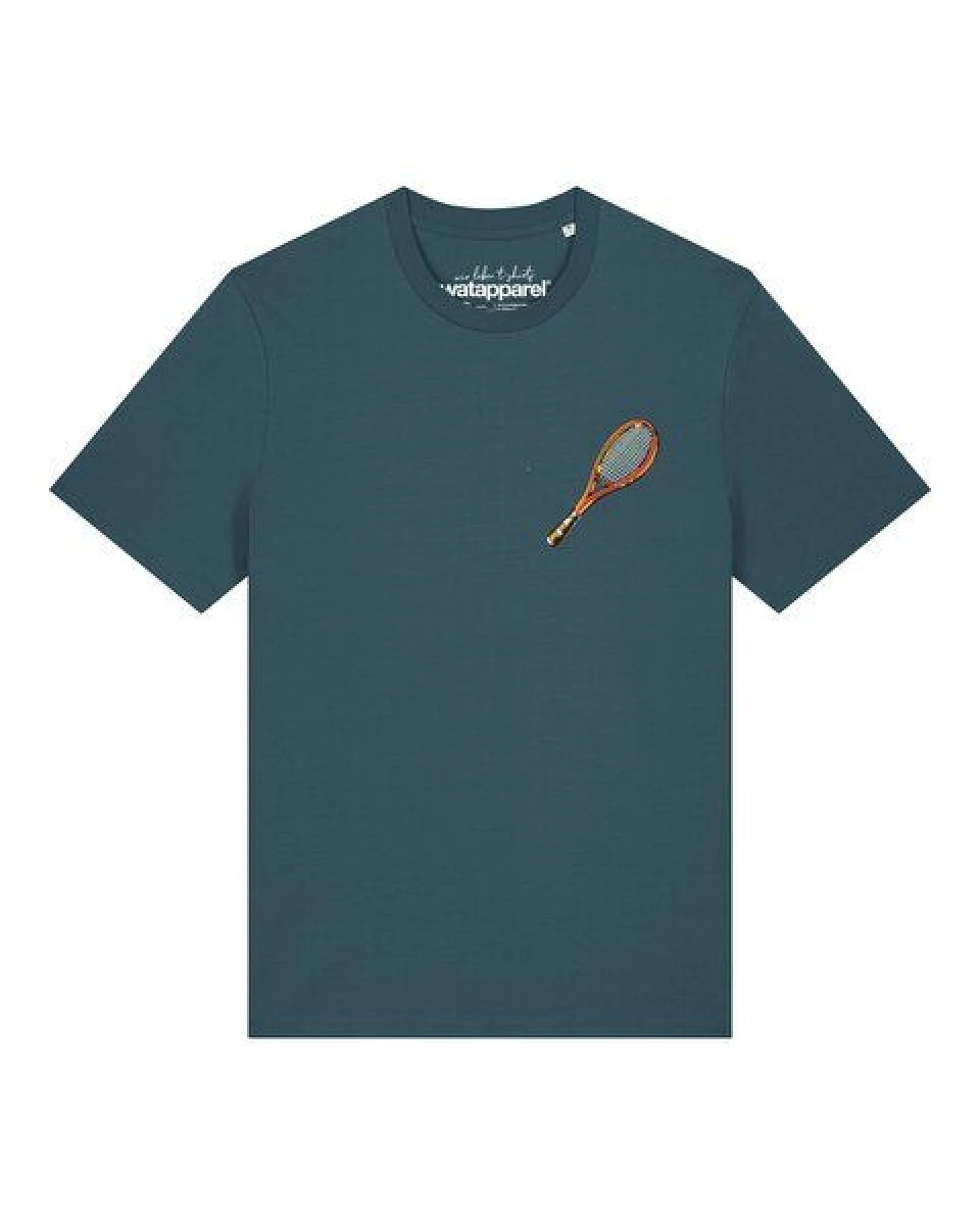 watapparel T-Shirt Unisex Tennisschläger – Ansicht 2