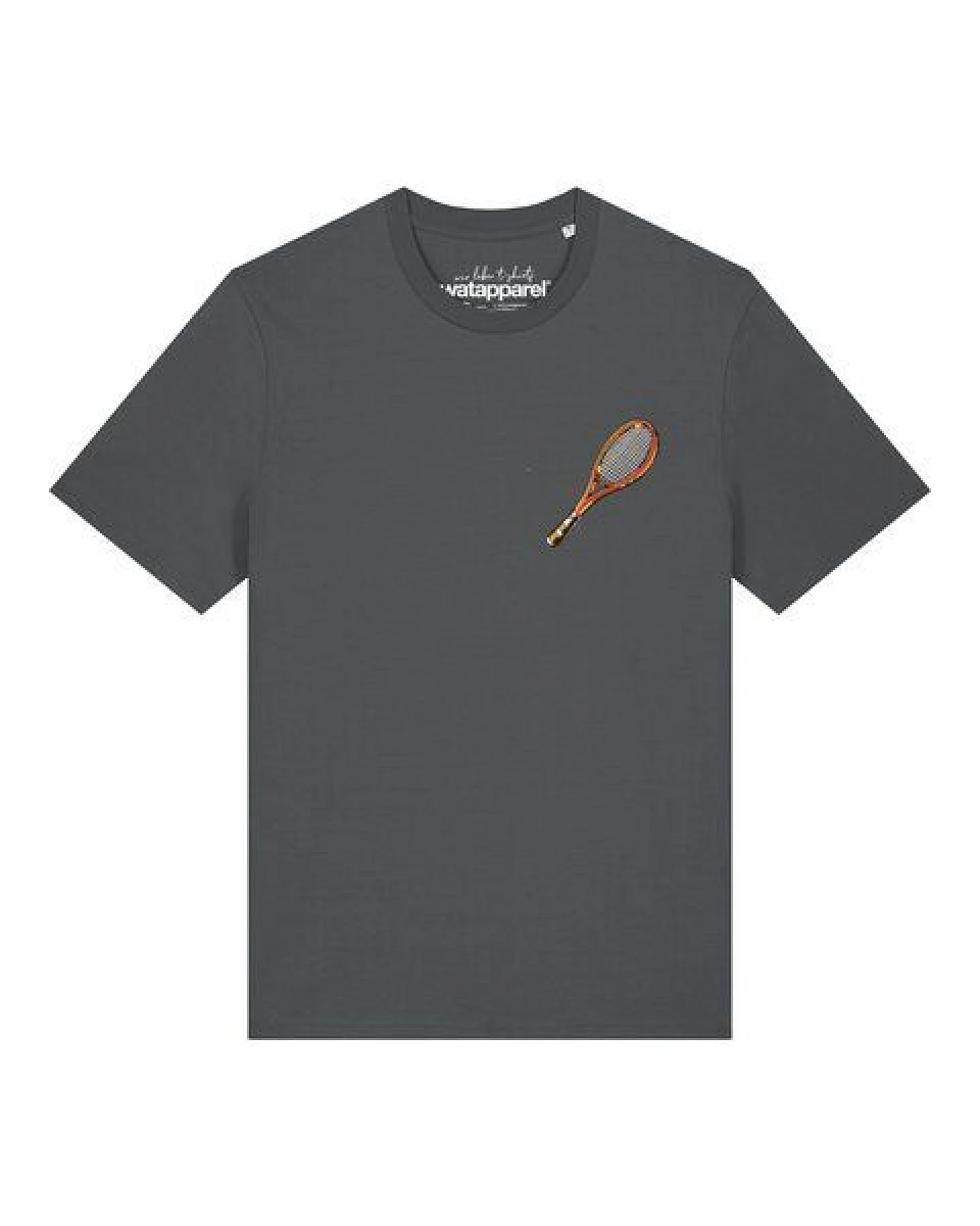 watapparel T-Shirt Unisex Tennisschläger – Ansicht 2