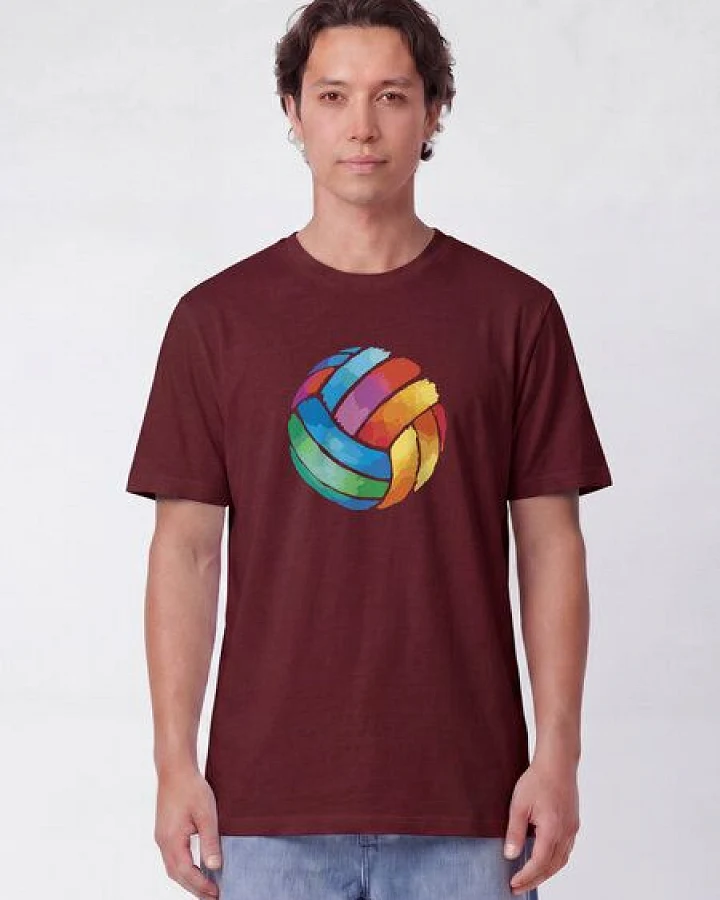 Produktseite: watapparel T-Shirt Unisex Volleyball in Watercolor