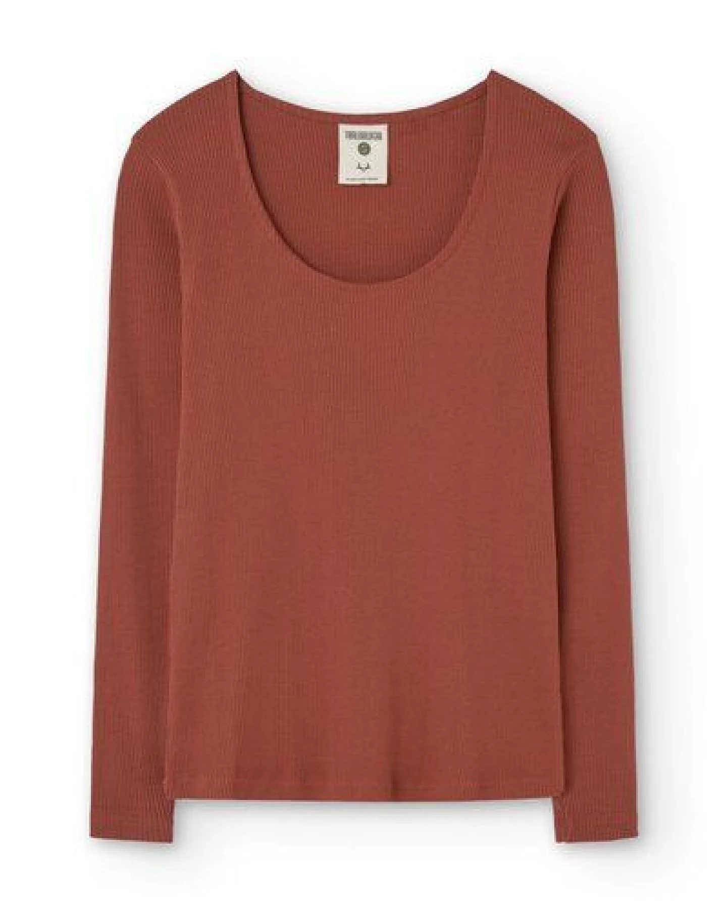 TIRALAHILACHA Gaia basic T-shirt ribbed – Ansicht 4