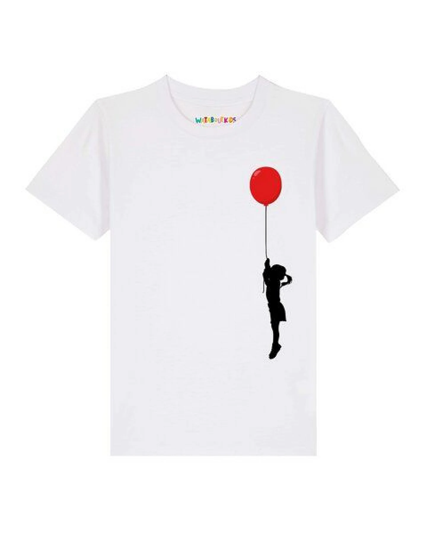 watabout.kids T-Shirt Kinder Mädchen mit Luftballon – Ansicht 2