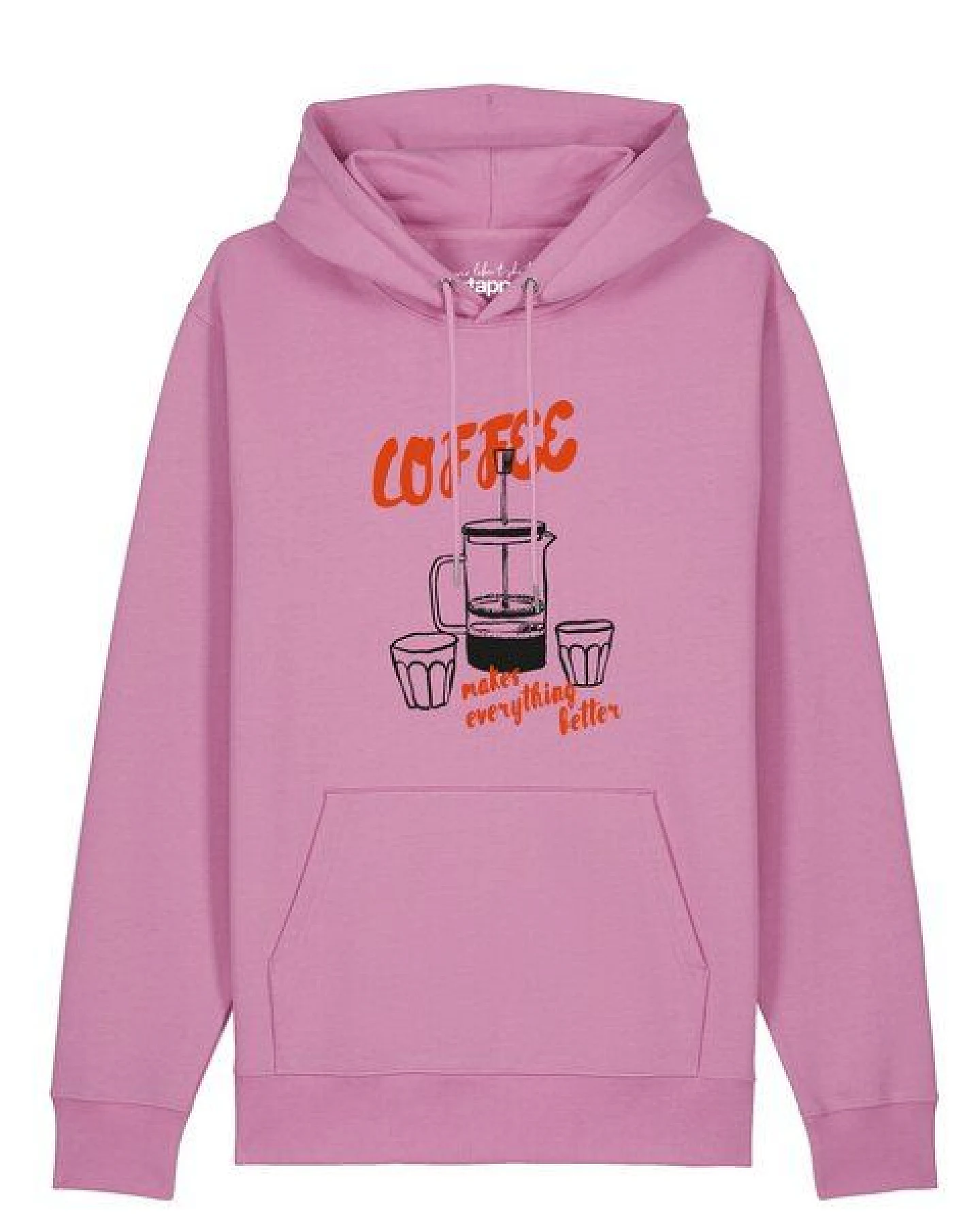 watapparel Hoodie Unisex Coffee makes everything better – Ansicht 2