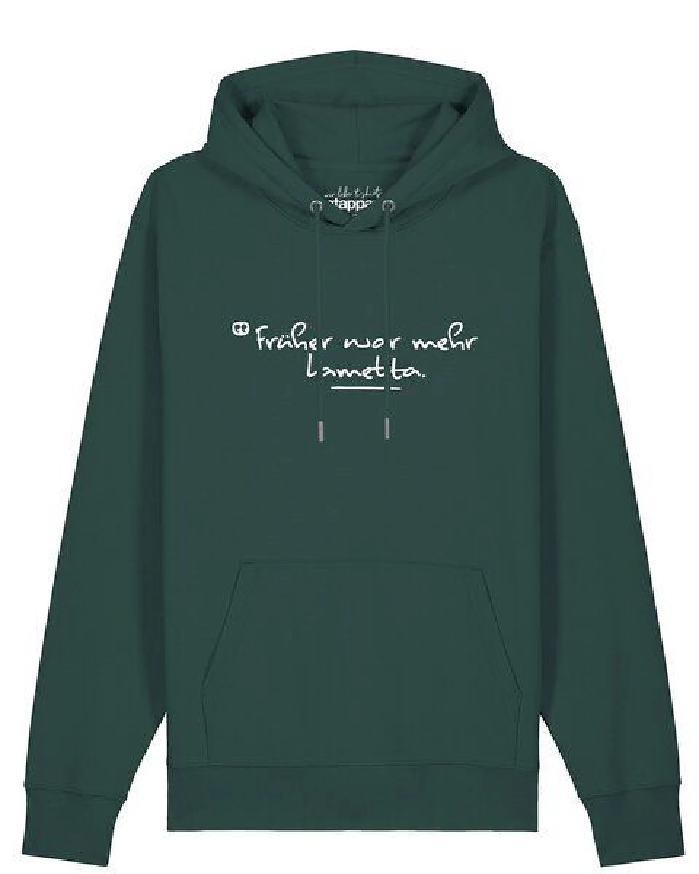 watapparel Hoodie Unisex Früher war mehr Lametta – Ansicht 2