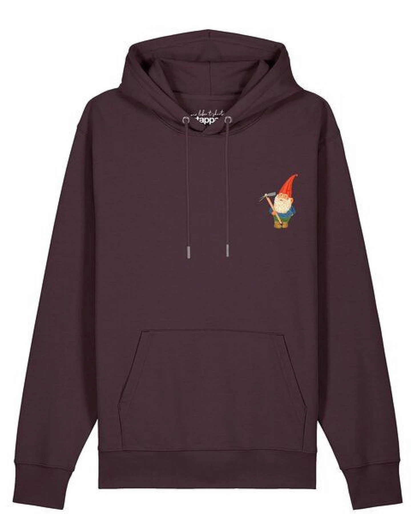 watapparel Hoodie Unisex Gartenzwerg – Ansicht 2