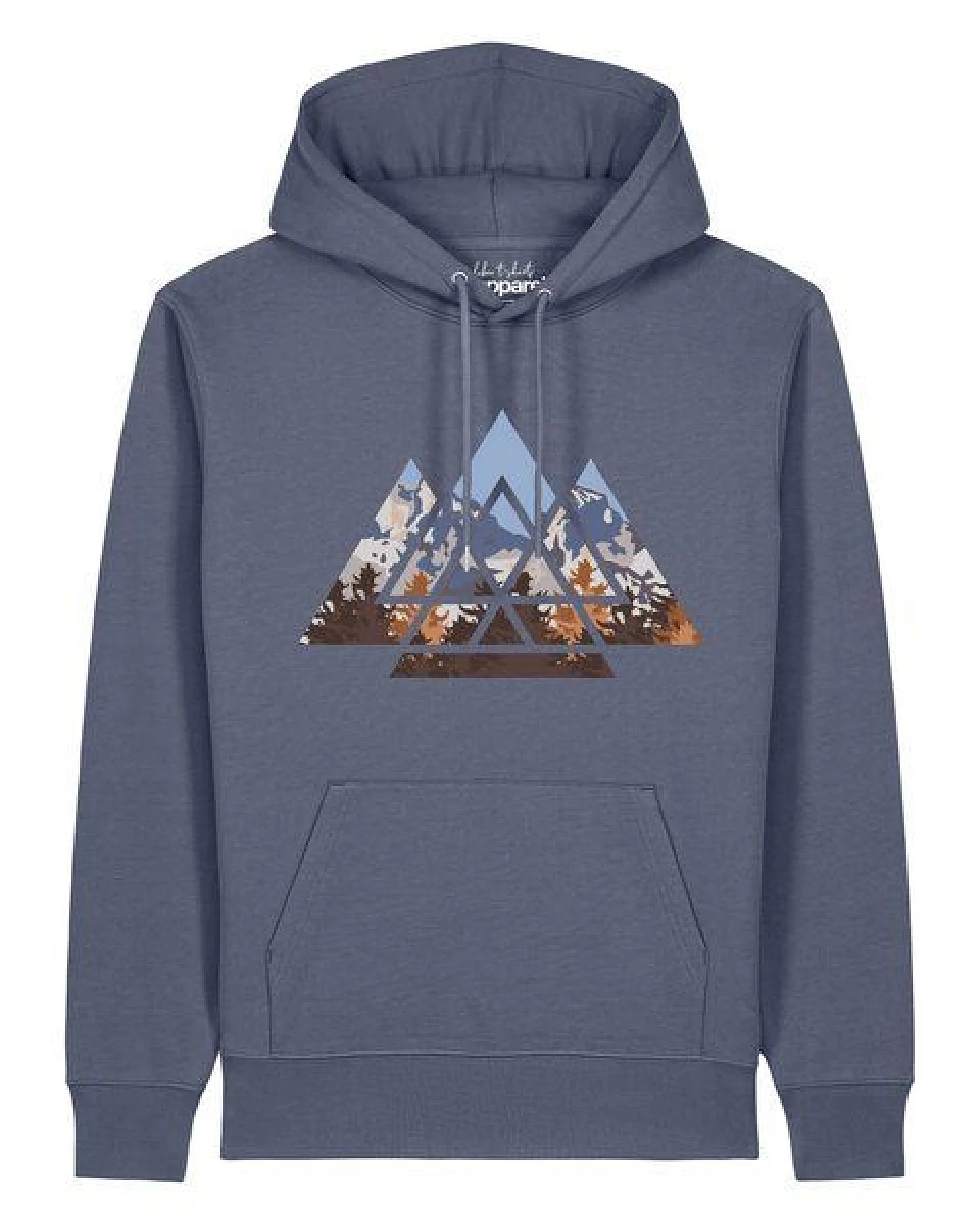 watapparel Hoodie Unisex Geometric Landscape – Ansicht 2