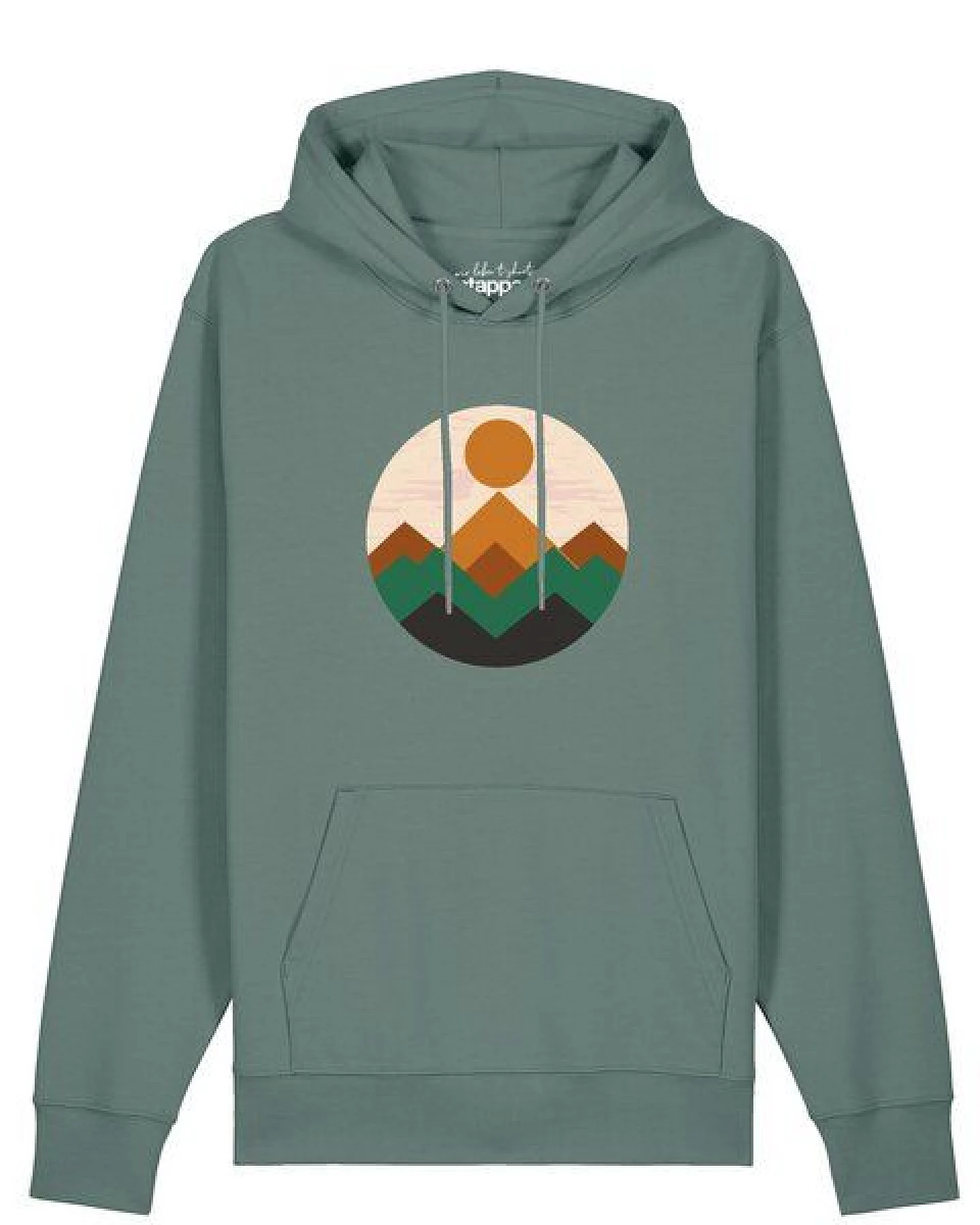 watapparel Hoodie Unisex Geometric Landscape 2 – Ansicht 2