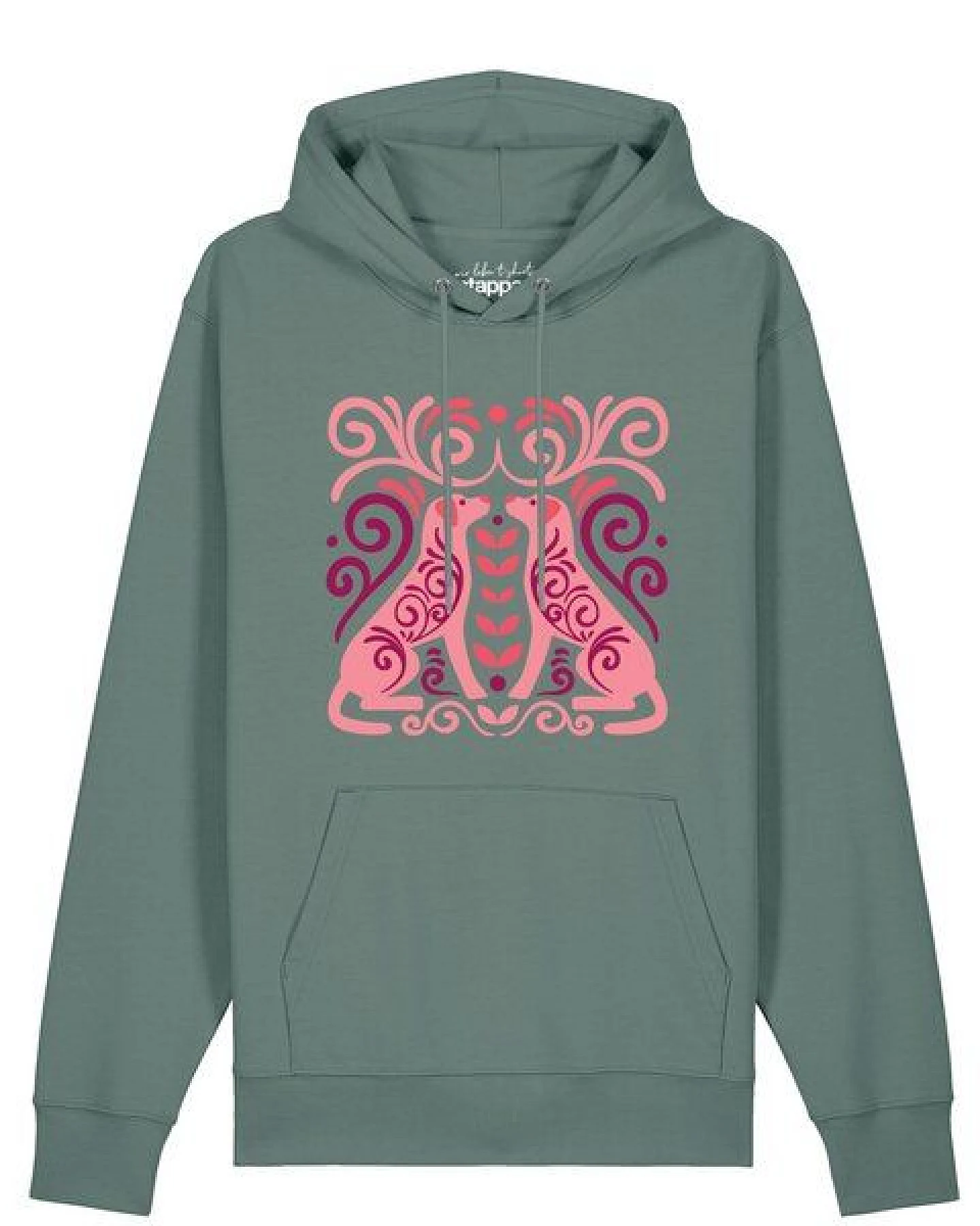 watapparel Hoodie Unisex Hundeliebe – Ansicht 2