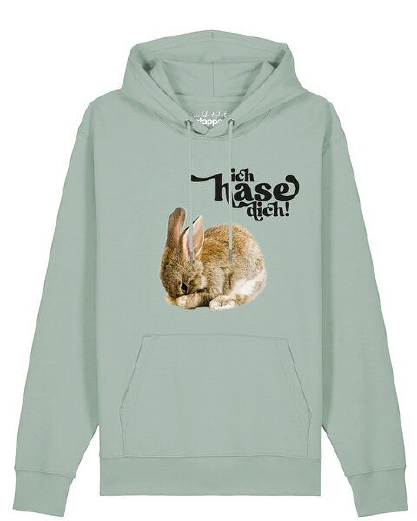 watapparel Hoodie Unisex Ich hase dich! – Ansicht 2