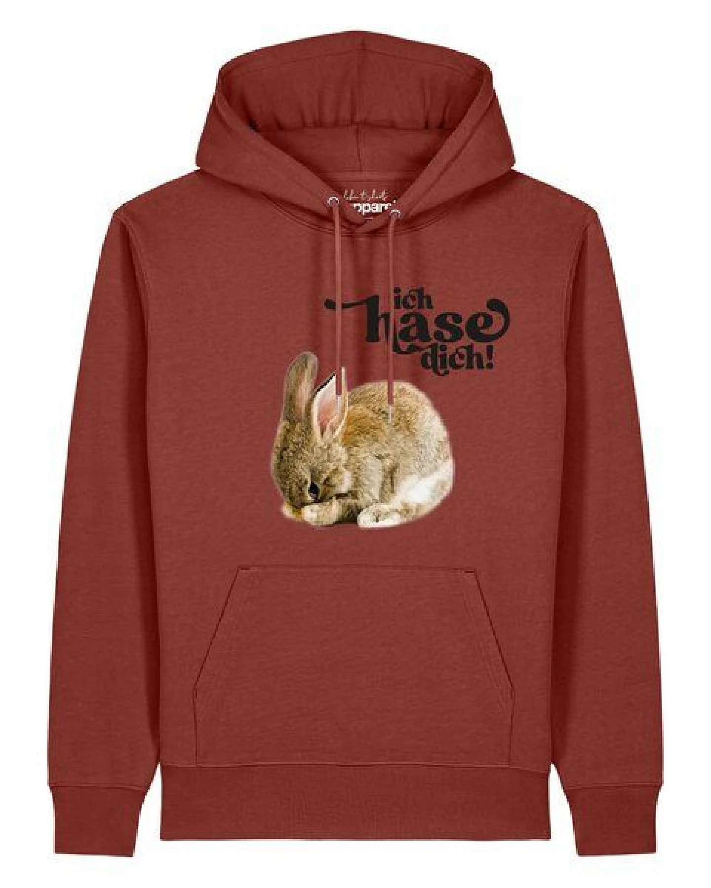 watapparel Hoodie Unisex Ich hase dich! – Ansicht 2