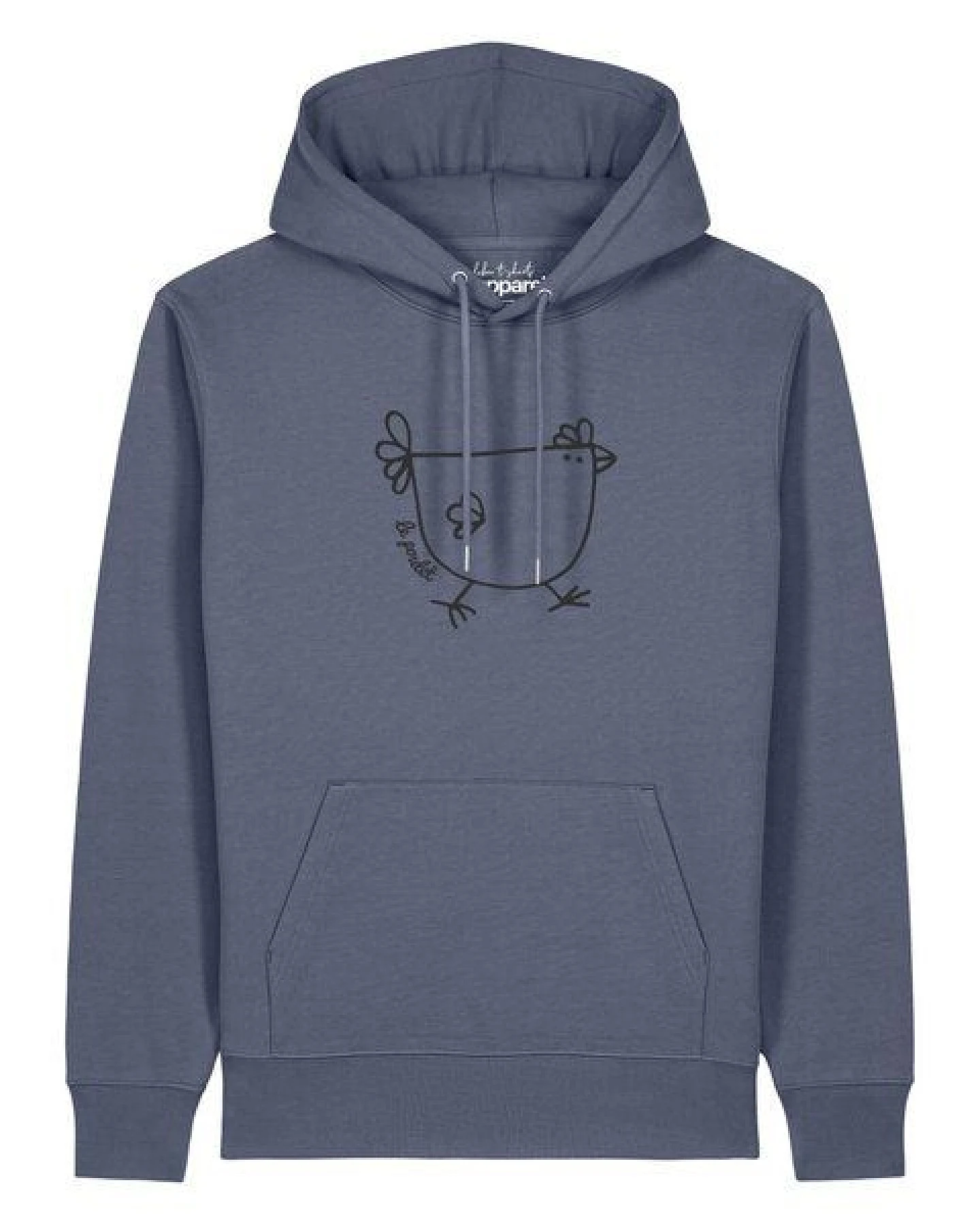 watapparel Hoodie Unisex Le poulet - das Huhn – Ansicht 2