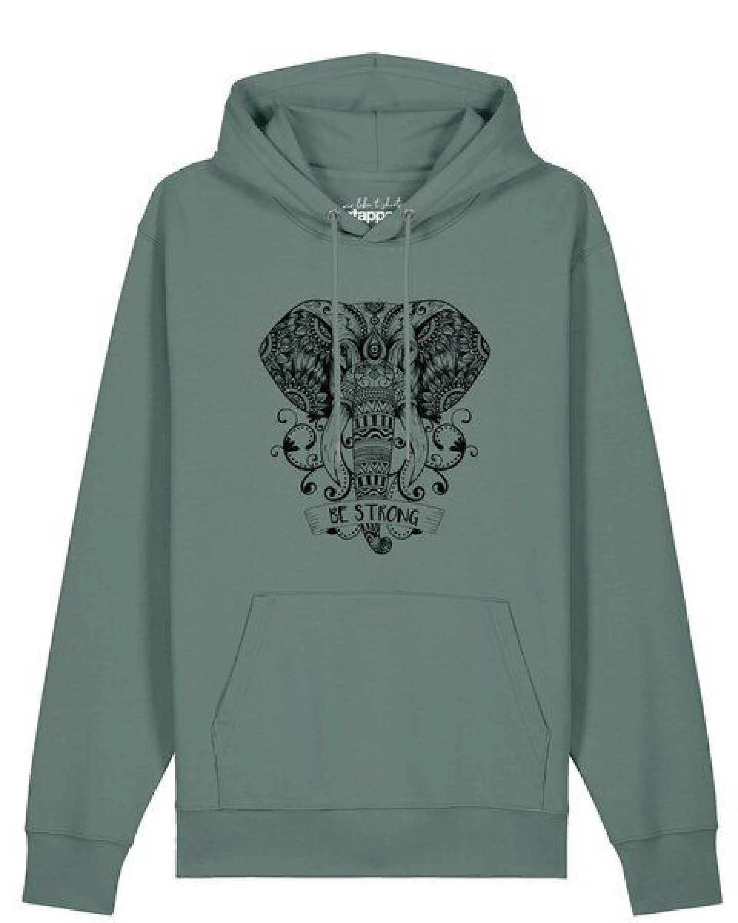 watapparel Hoodie Unisex Mandala Elephant – Ansicht 2