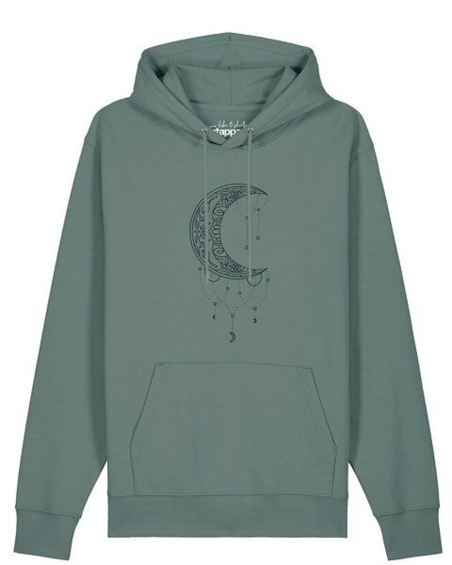 watapparel Hoodie Unisex Mandala Moon – Ansicht 2