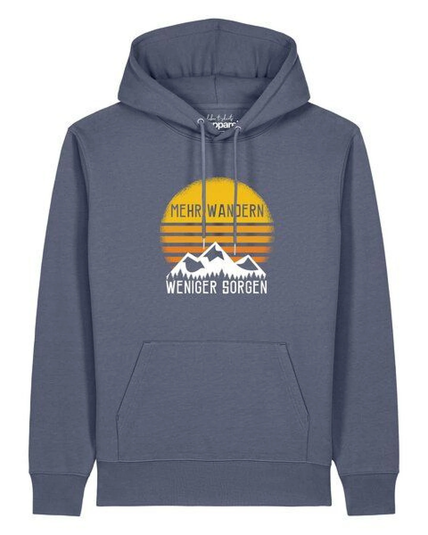 watapparel Hoodie Unisex Mehr Wandern – Ansicht 2