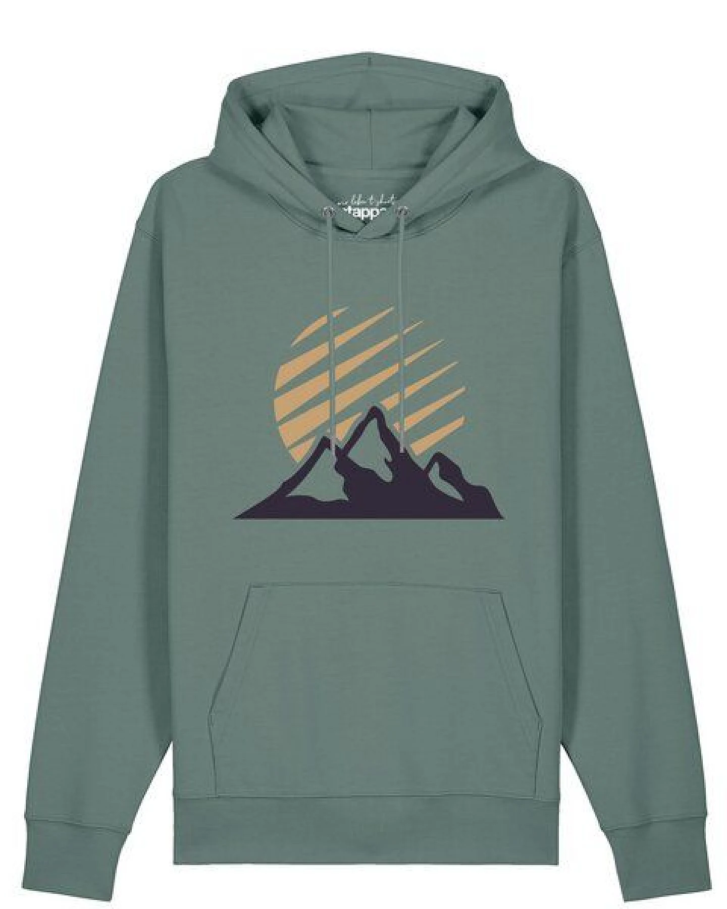 watapparel Hoodie Unisex Mountain and Sun – Ansicht 2