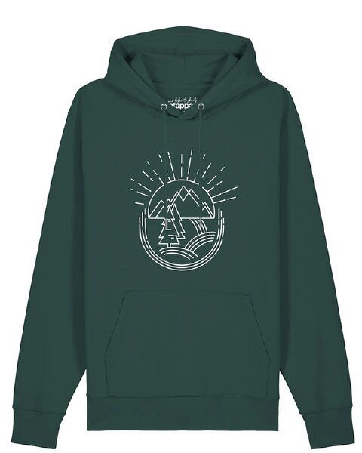 watapparel Hoodie Unisex Natur ist schön – Ansicht 2