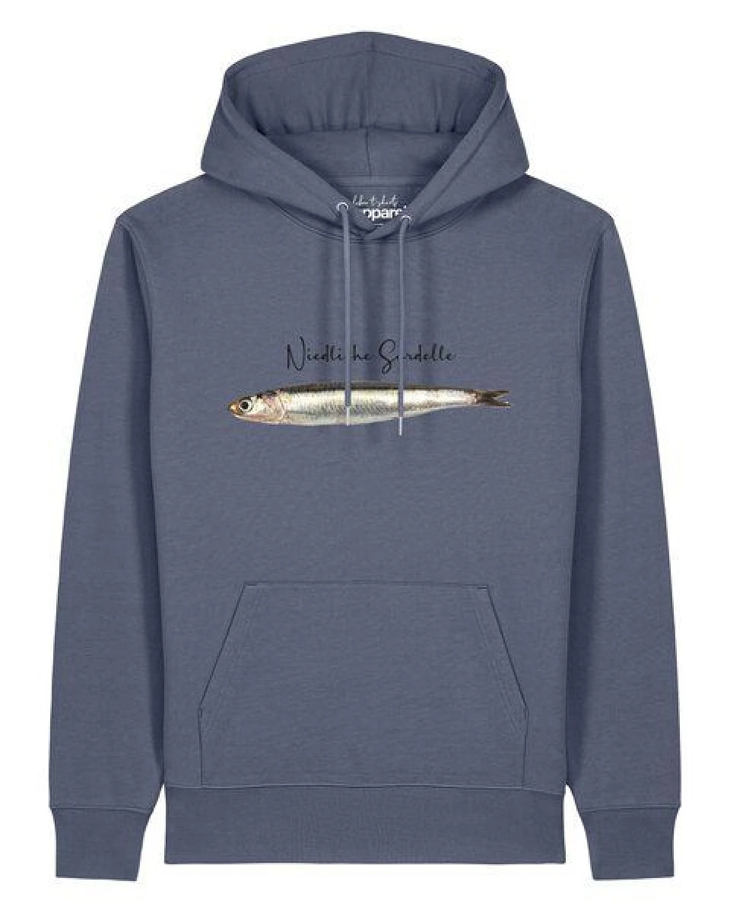 watapparel Hoodie Unisex Niedliche Sardelle – Ansicht 2