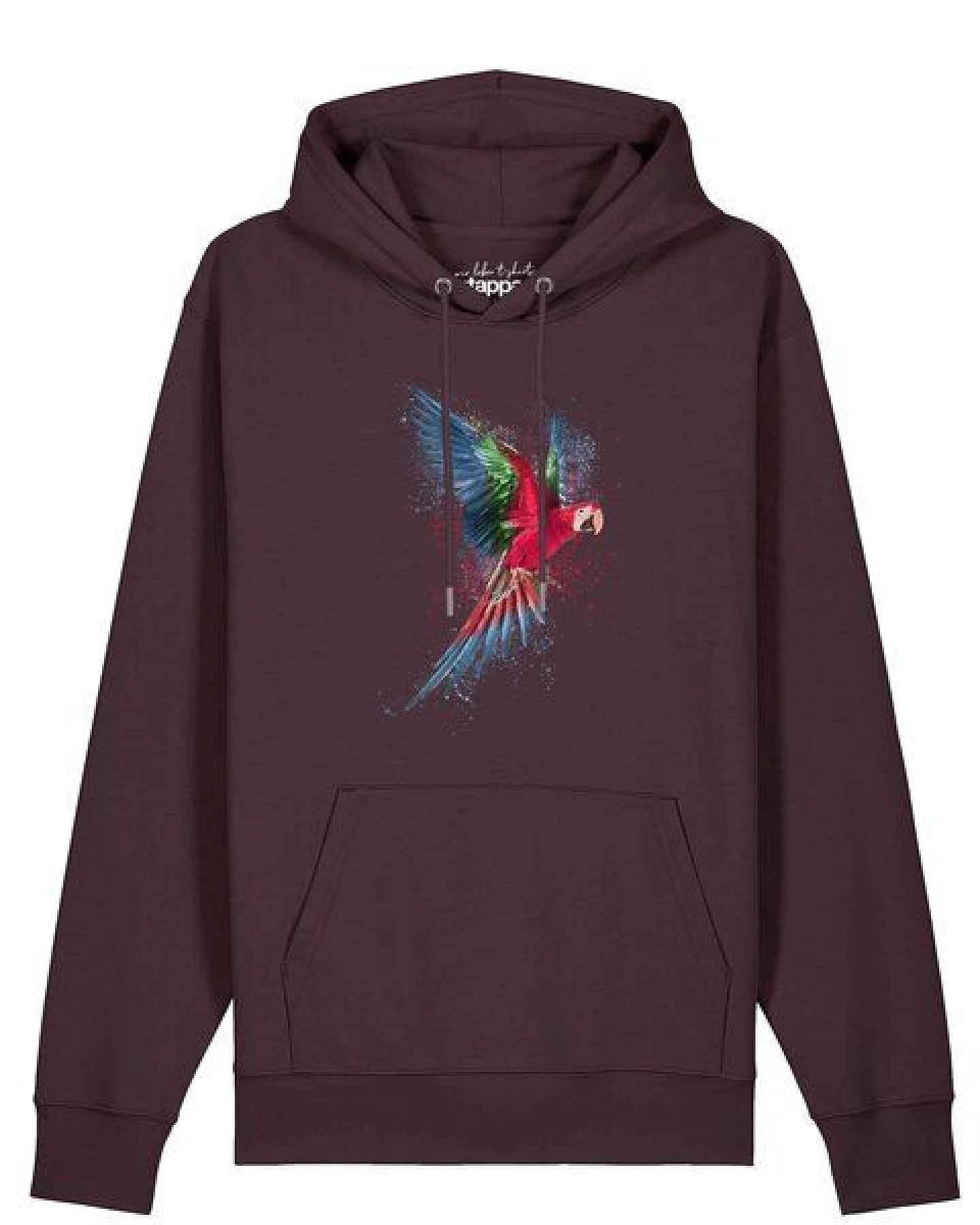 watapparel Hoodie Unisex Papagei – Ansicht 2