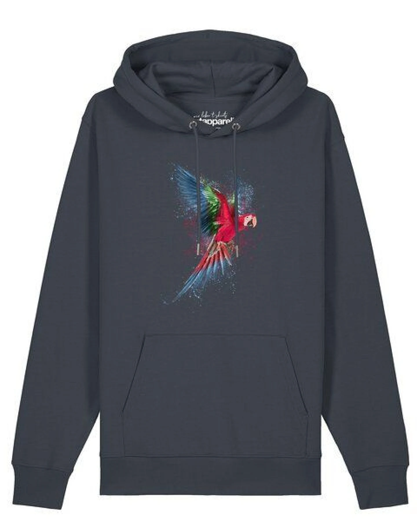 watapparel Hoodie Unisex Papagei – Ansicht 2