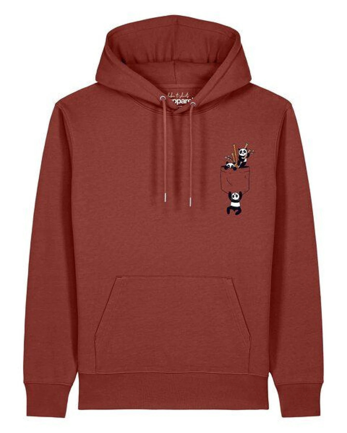 watapparel Hoodie Unisex Pocket Pandas – Ansicht 2