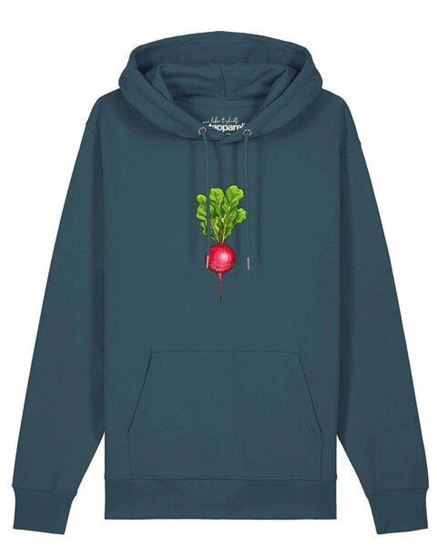 watapparel Hoodie Unisex Radieschen – Ansicht 2