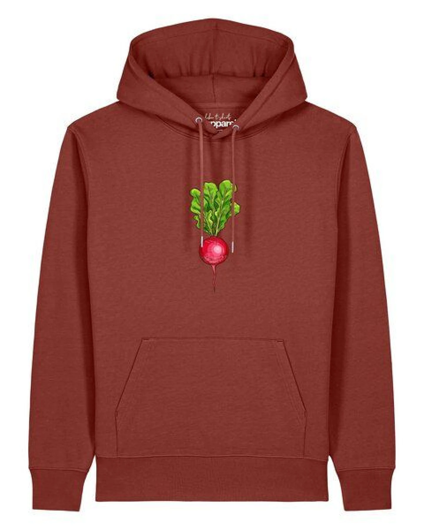 watapparel Hoodie Unisex Radieschen – Ansicht 2