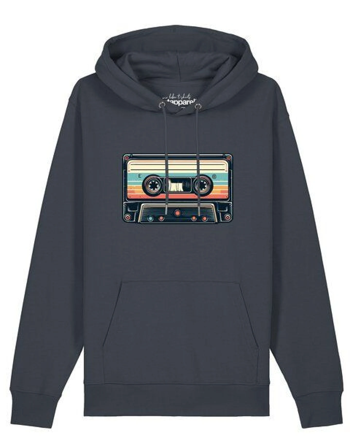watapparel Hoodie Unisex Retro Kassette – Ansicht 2