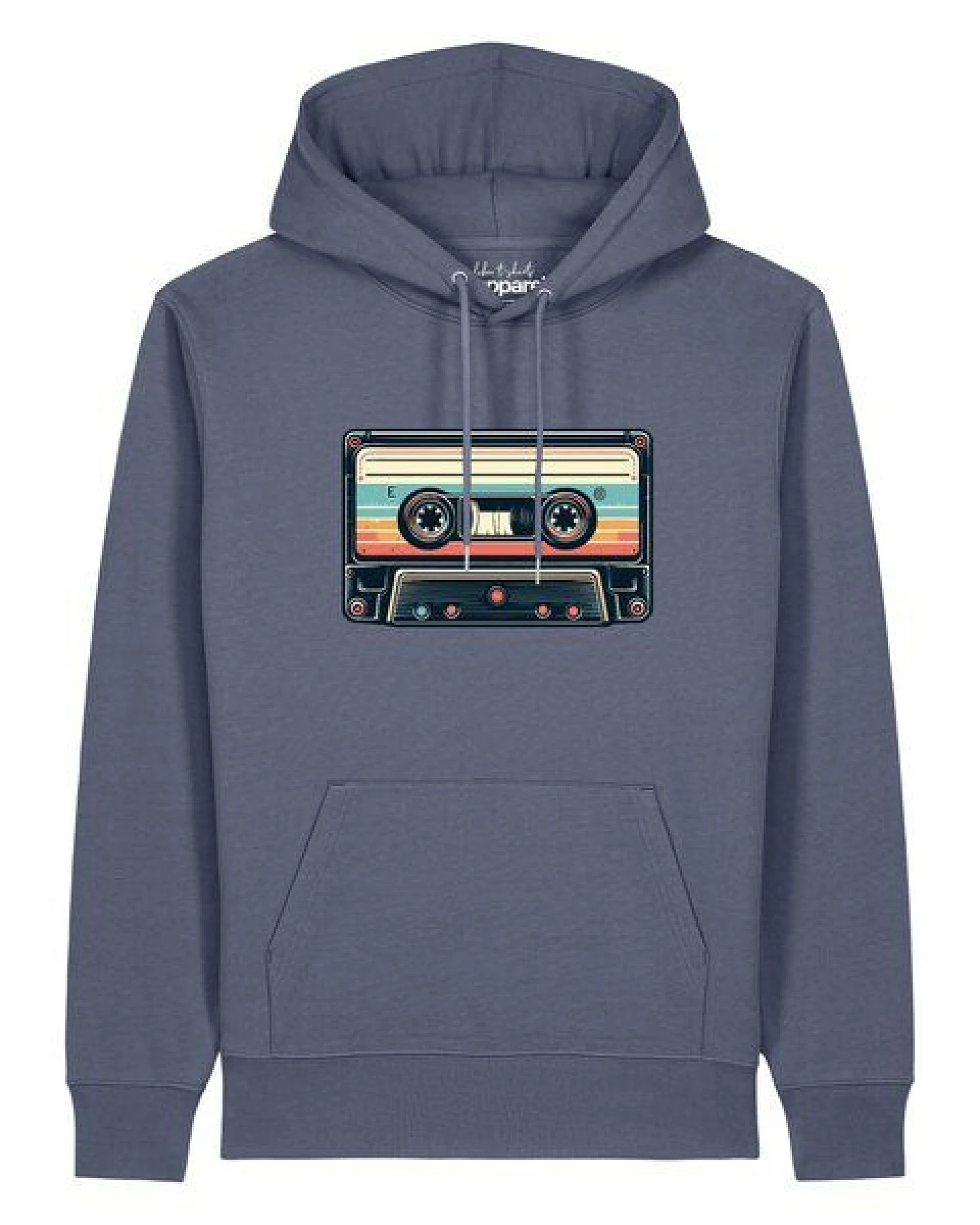 watapparel Hoodie Unisex Retro Kassette – Ansicht 2