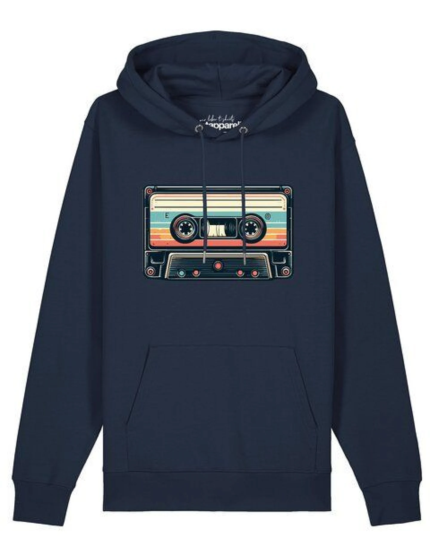 watapparel Hoodie Unisex Retro Kassette – Ansicht 2