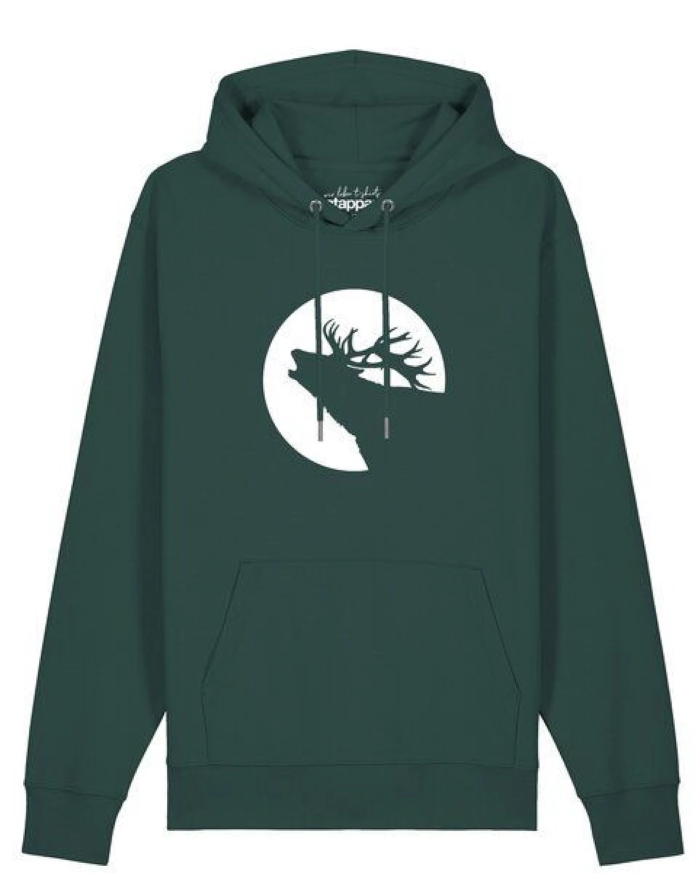 watapparel Hoodie Unisex Röhrender Hirsch – Ansicht 2