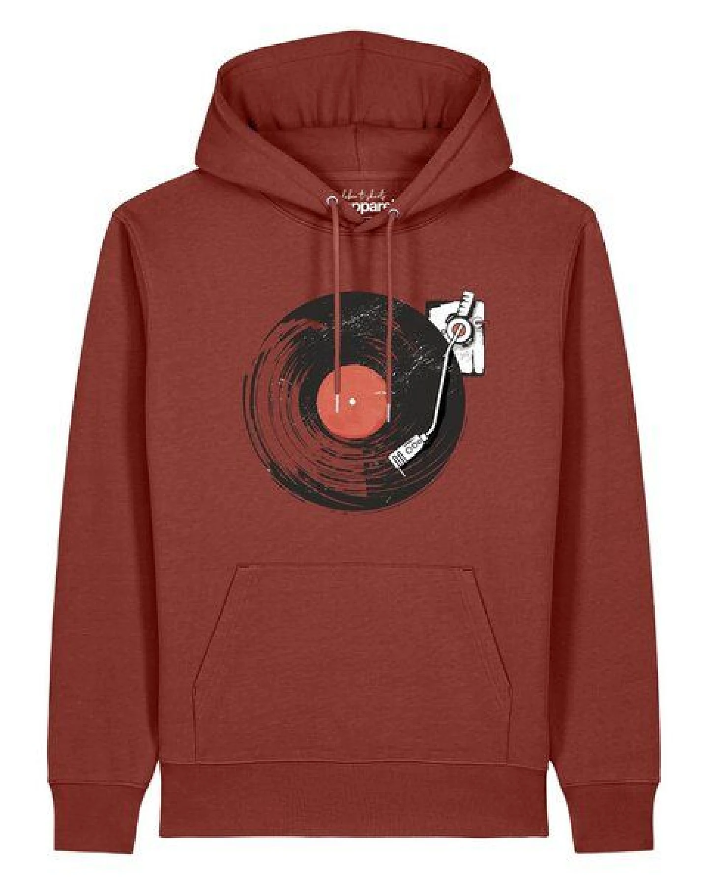watapparel Hoodie Unisex Schallplatte – Ansicht 2
