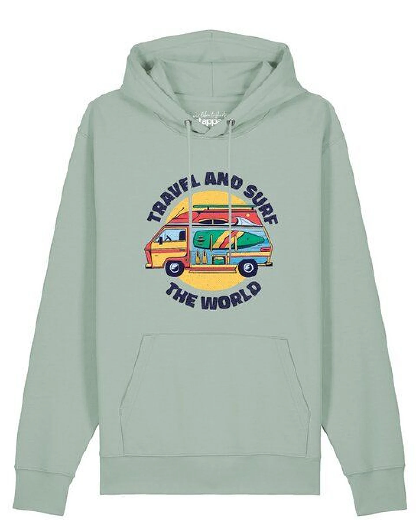 watapparel Hoodie Unisex Travel and surf – Ansicht 2