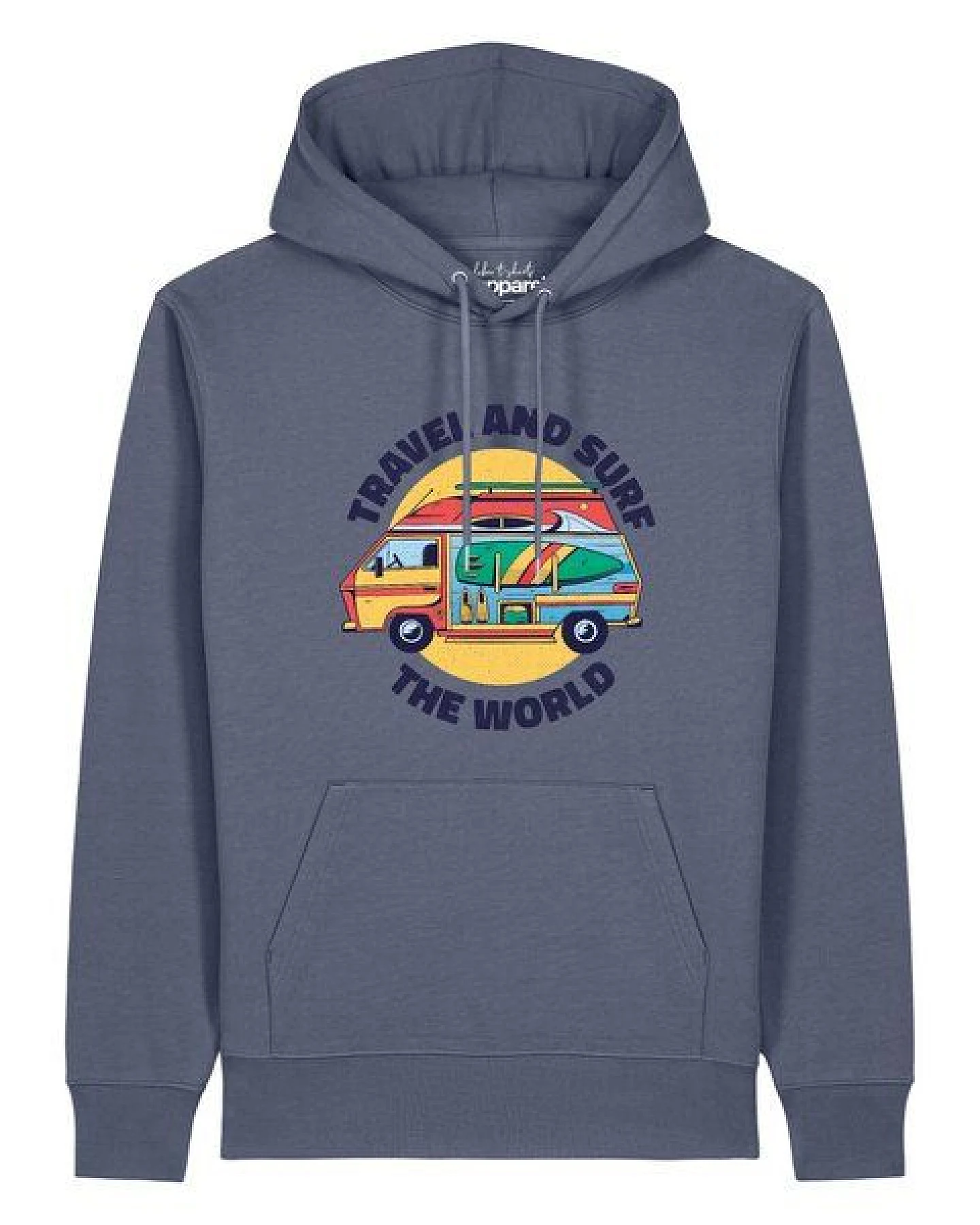 watapparel Hoodie Unisex Travel and surf – Ansicht 2