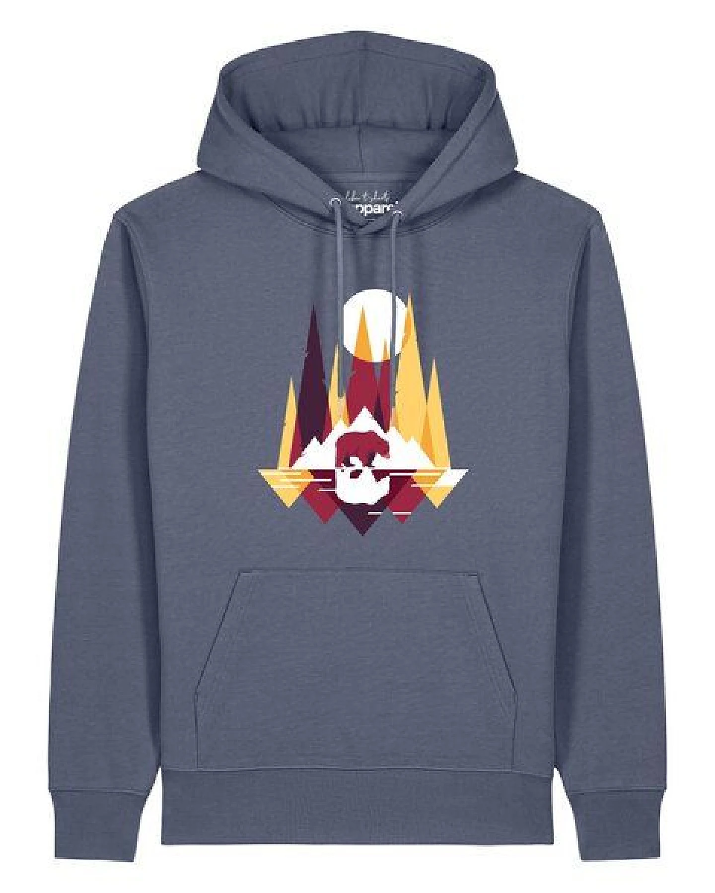 watapparel Hoodie Unisex Von Bären und Bergen – Ansicht 2