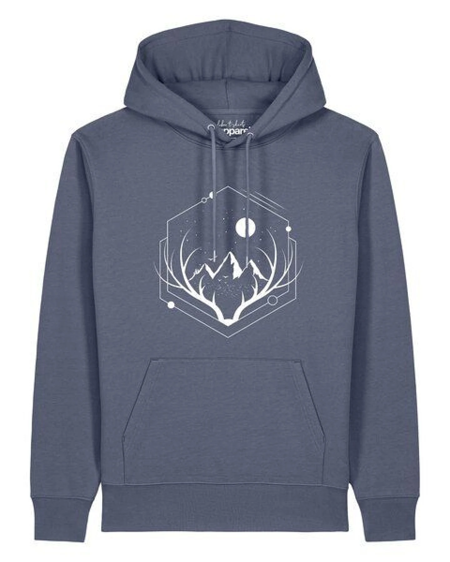 watapparel Hoodie Unisex Wanderlust at night – Ansicht 2