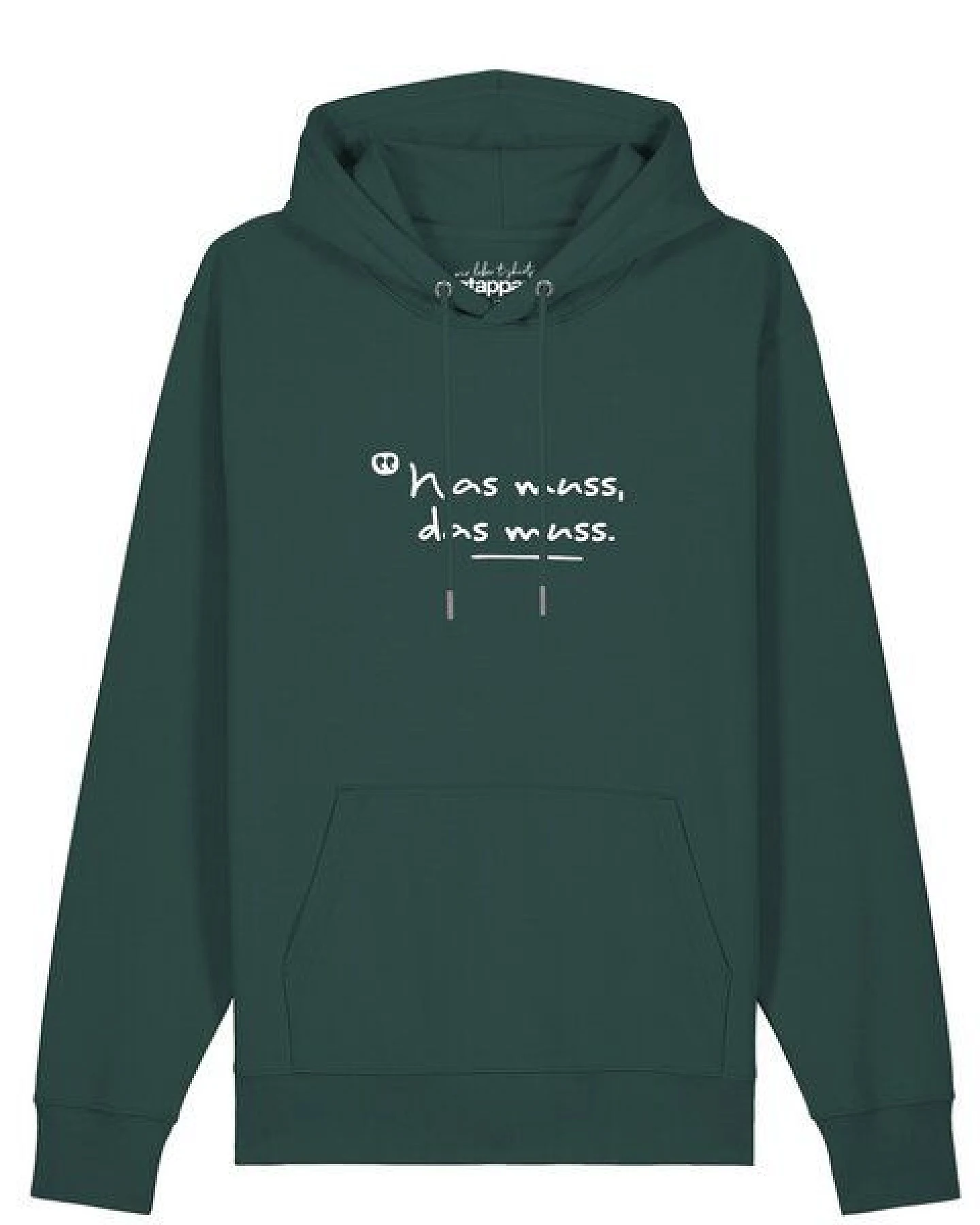 watapparel Hoodie Unisex Was muss das muss – Ansicht 2