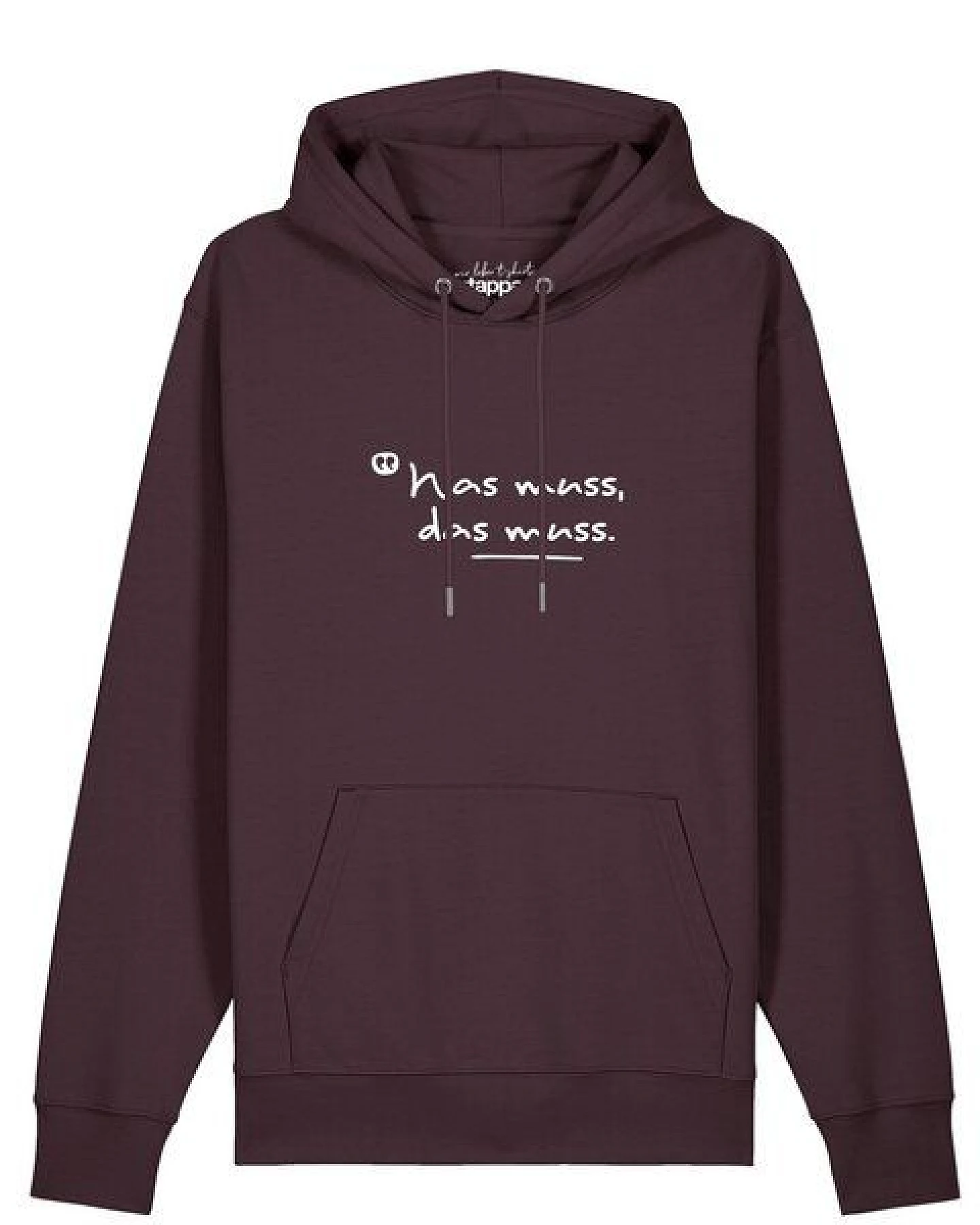 watapparel Hoodie Unisex Was muss das muss – Ansicht 2