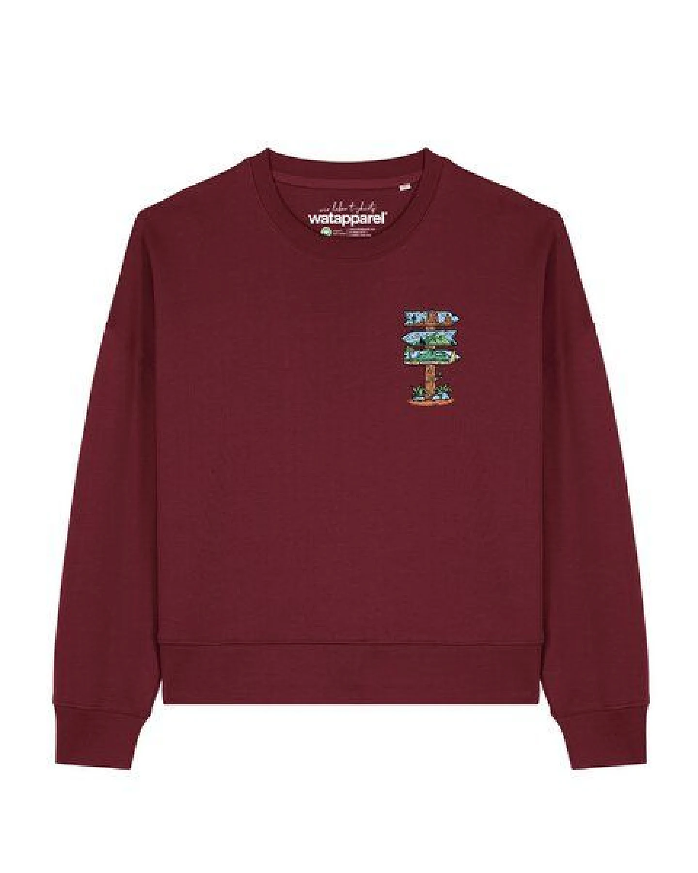 watapparel Sweatshirt Frauen Adventure is everywhere – Ansicht 2