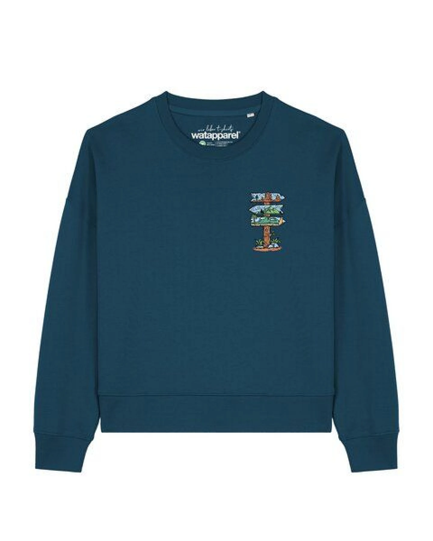 watapparel Sweatshirt Frauen Adventure is everywhere – Ansicht 2