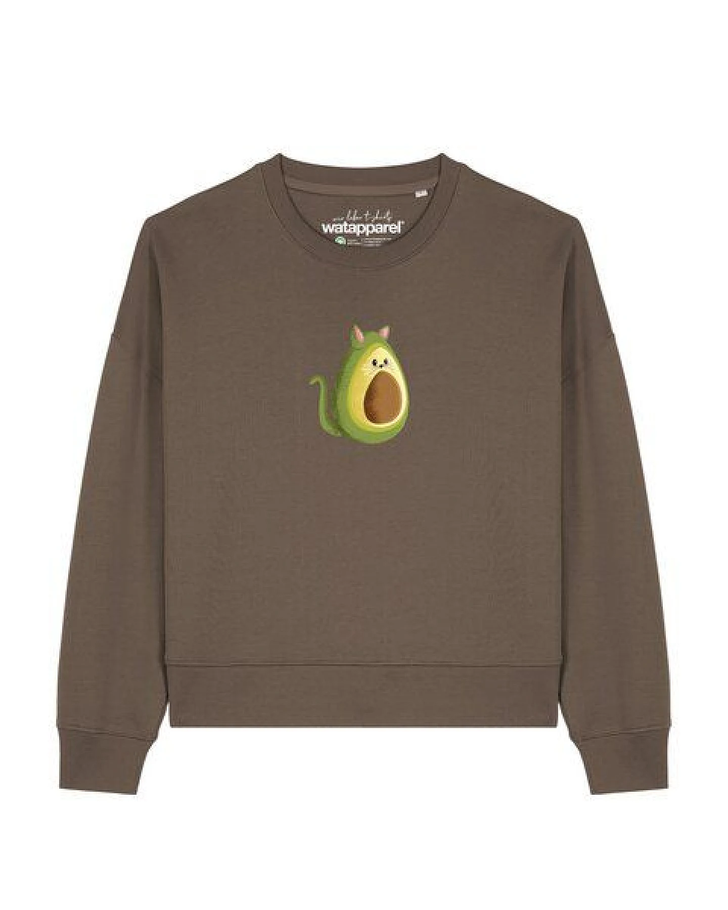 watapparel Sweatshirt Frauen Avocato – Ansicht 2