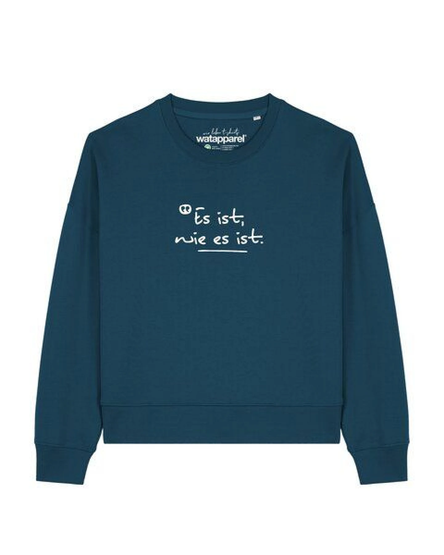 watapparel Sweatshirt Frauen Es ist wie es ist – Ansicht 2