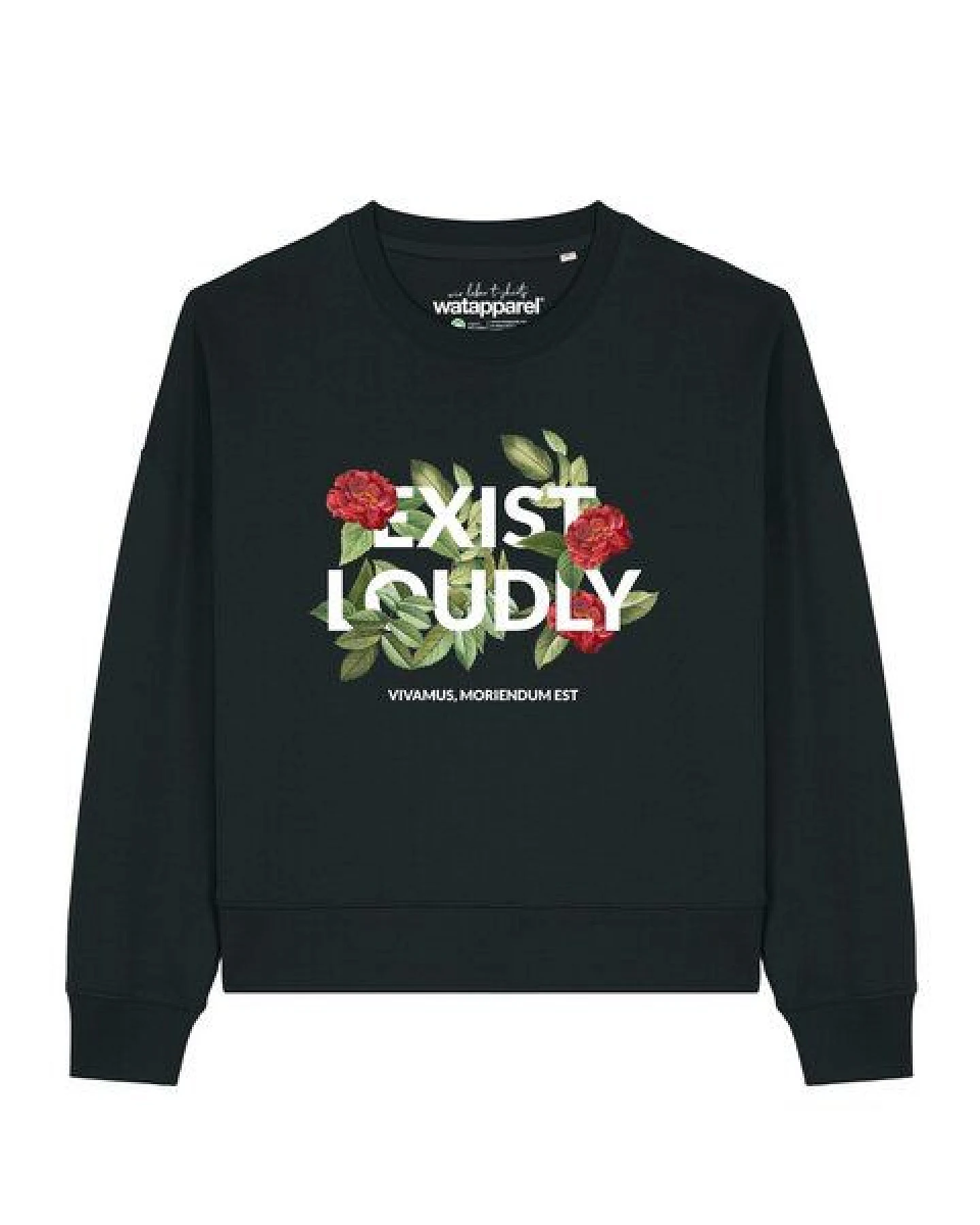 watapparel Sweatshirt Frauen Exist Loudly – Ansicht 2