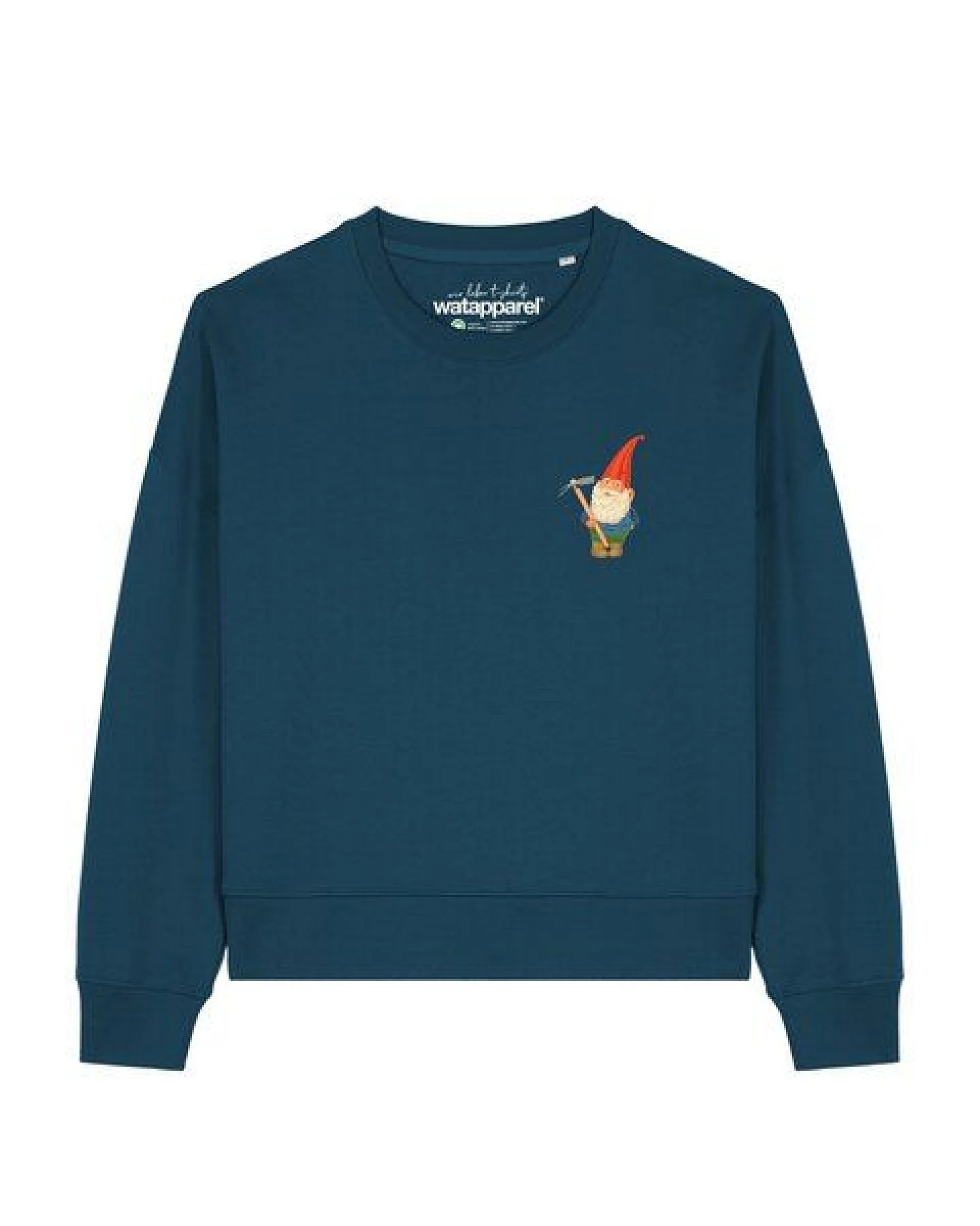 watapparel Sweatshirt Frauen Gartenzwerg – Ansicht 2