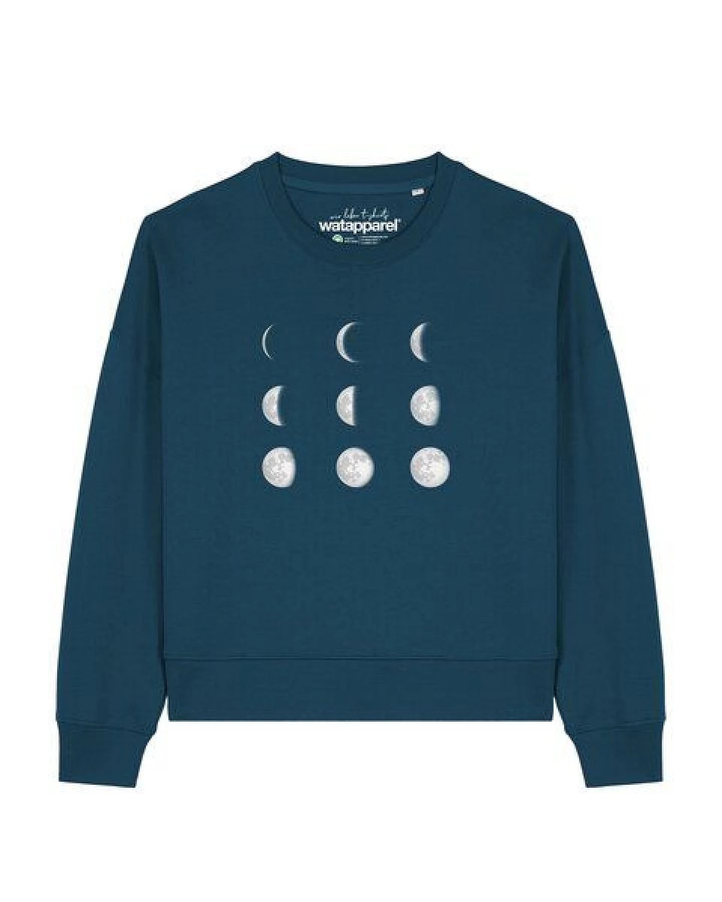watapparel Sweatshirt Frauen Moonphases – Ansicht 2