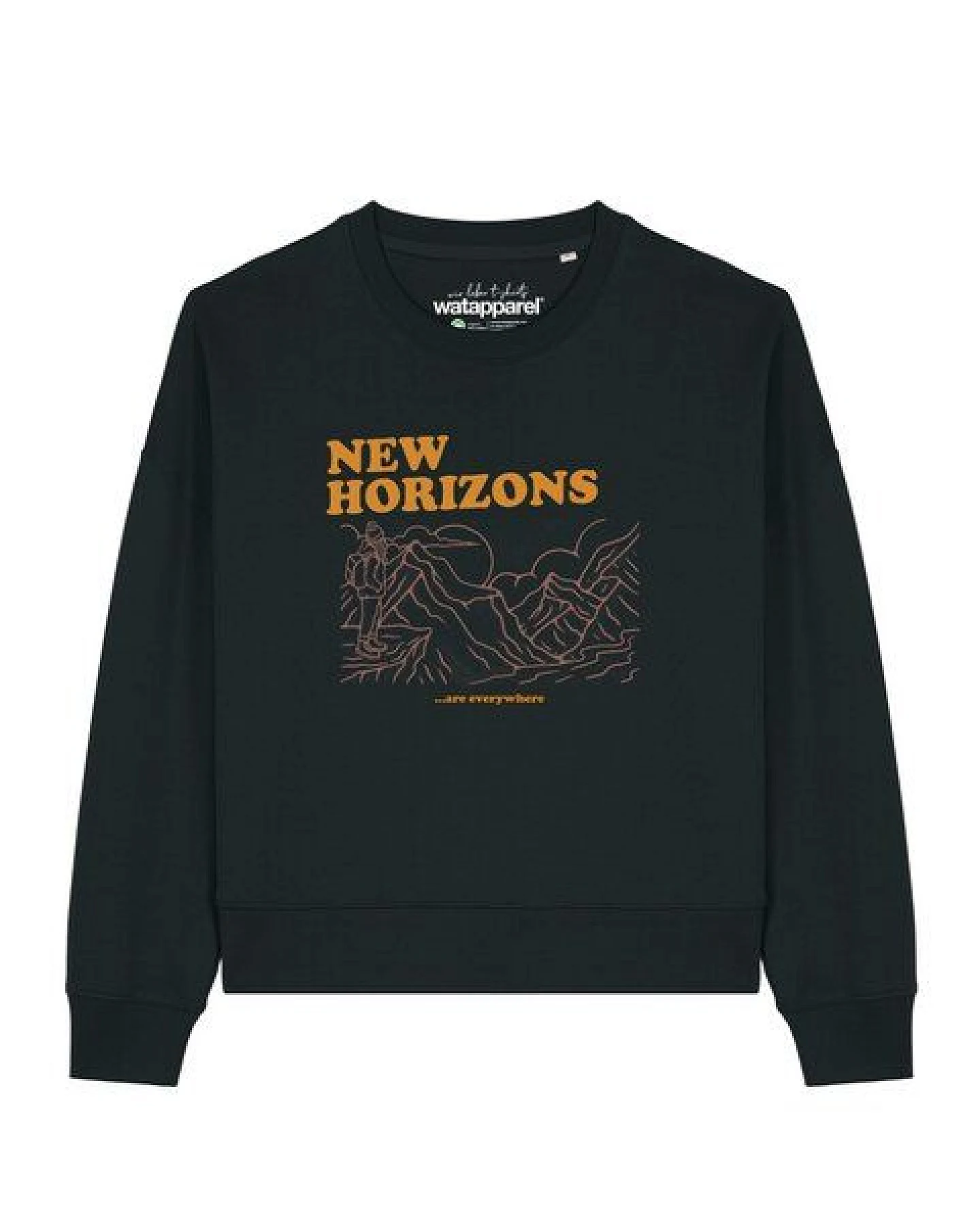 watapparel Sweatshirt Frauen New horizons are everywhere – Ansicht 2