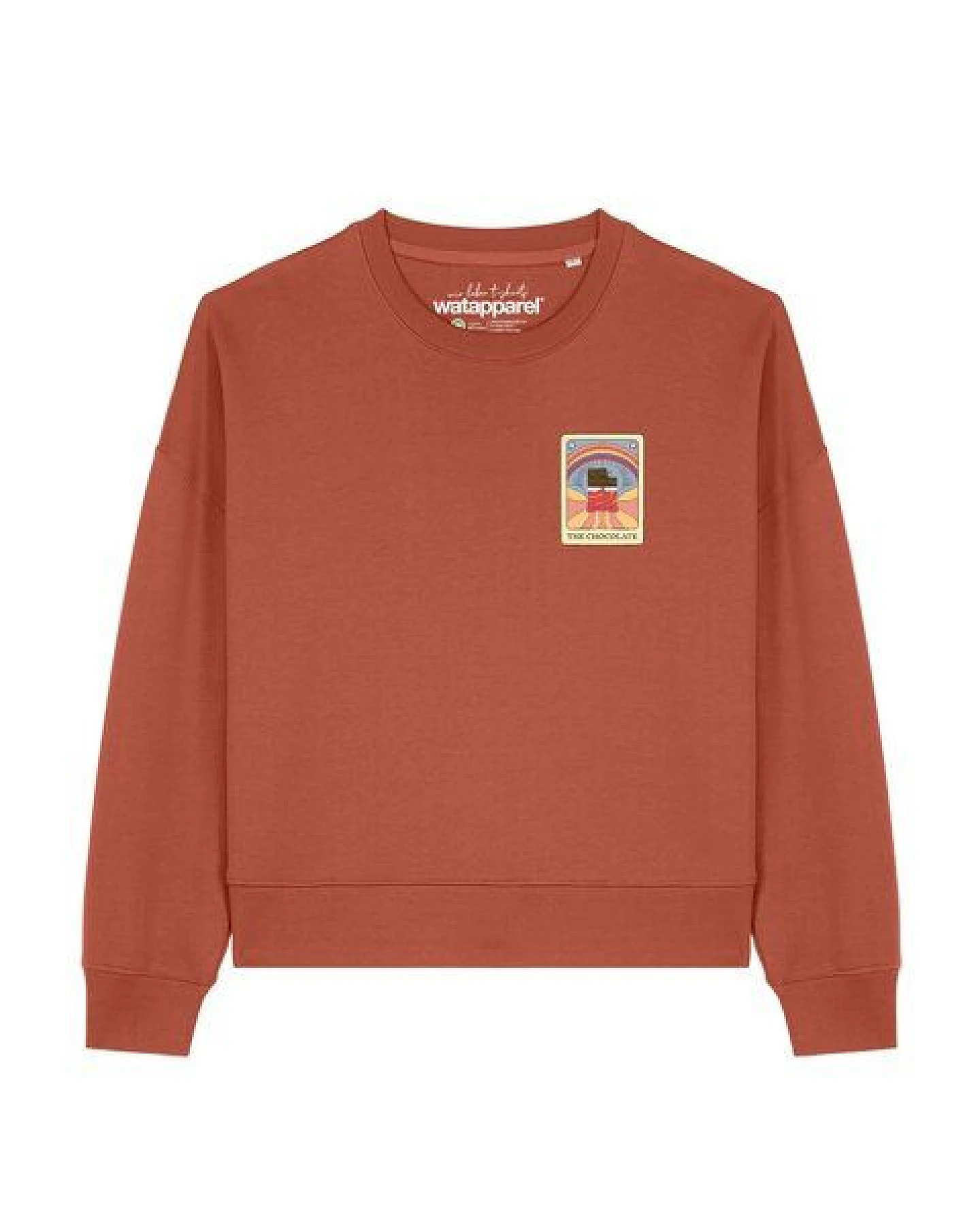watapparel Sweatshirt Frauen Tarot The Chocolate – Ansicht 2