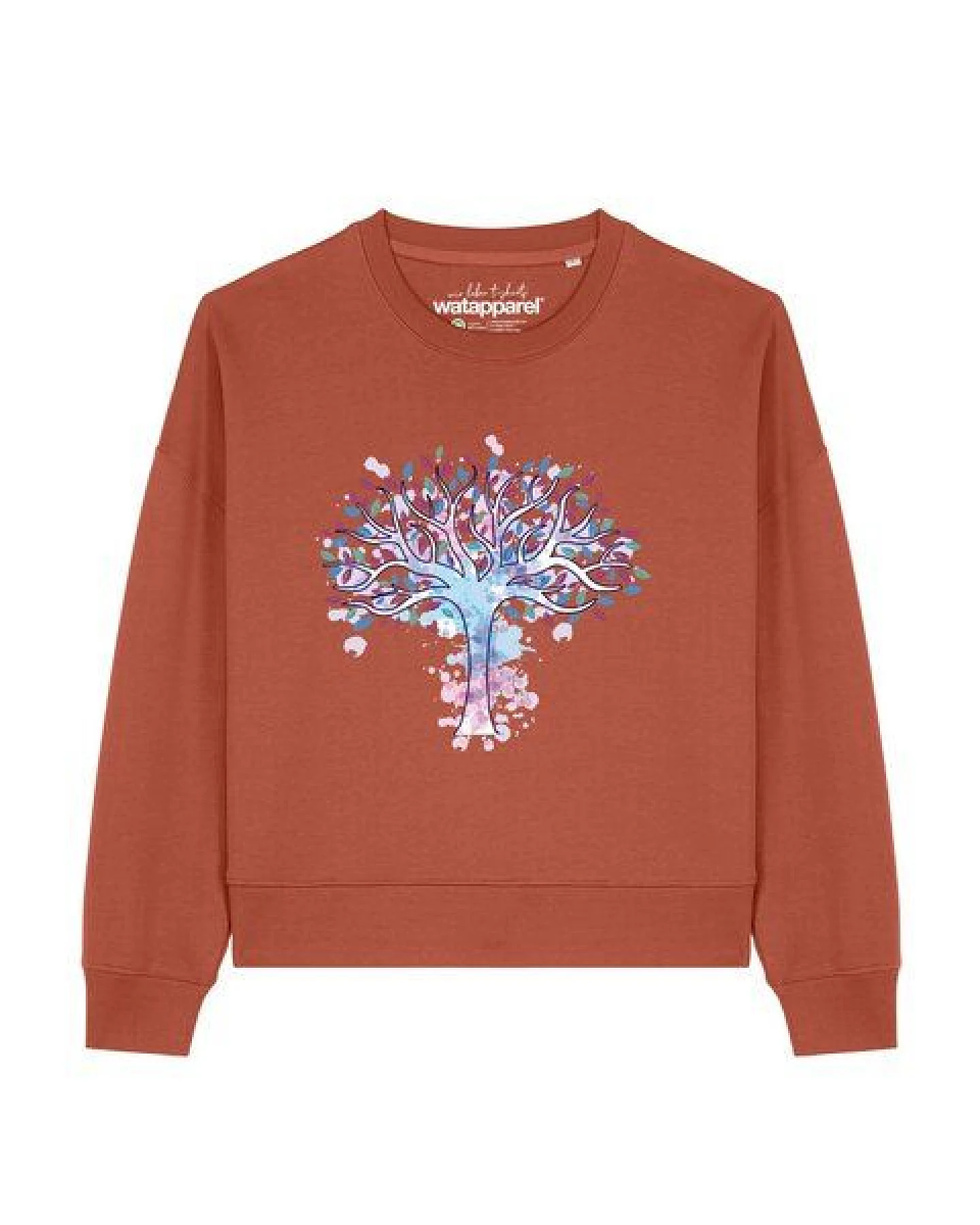 watapparel Sweatshirt Frauen Tree of life – Ansicht 2