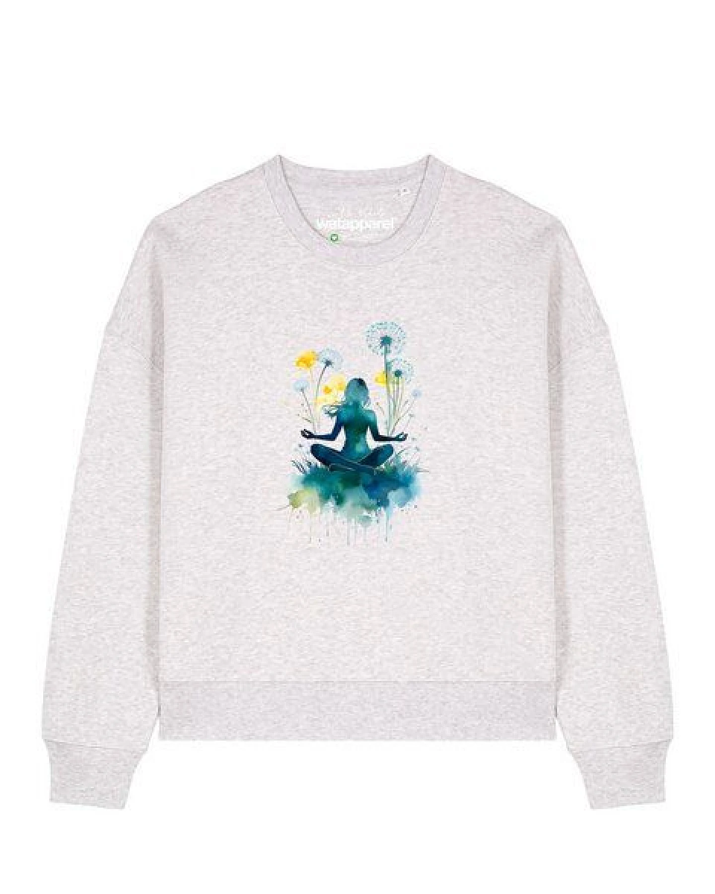 watapparel Sweatshirt Frauen Yoga & Meditation – Ansicht 2